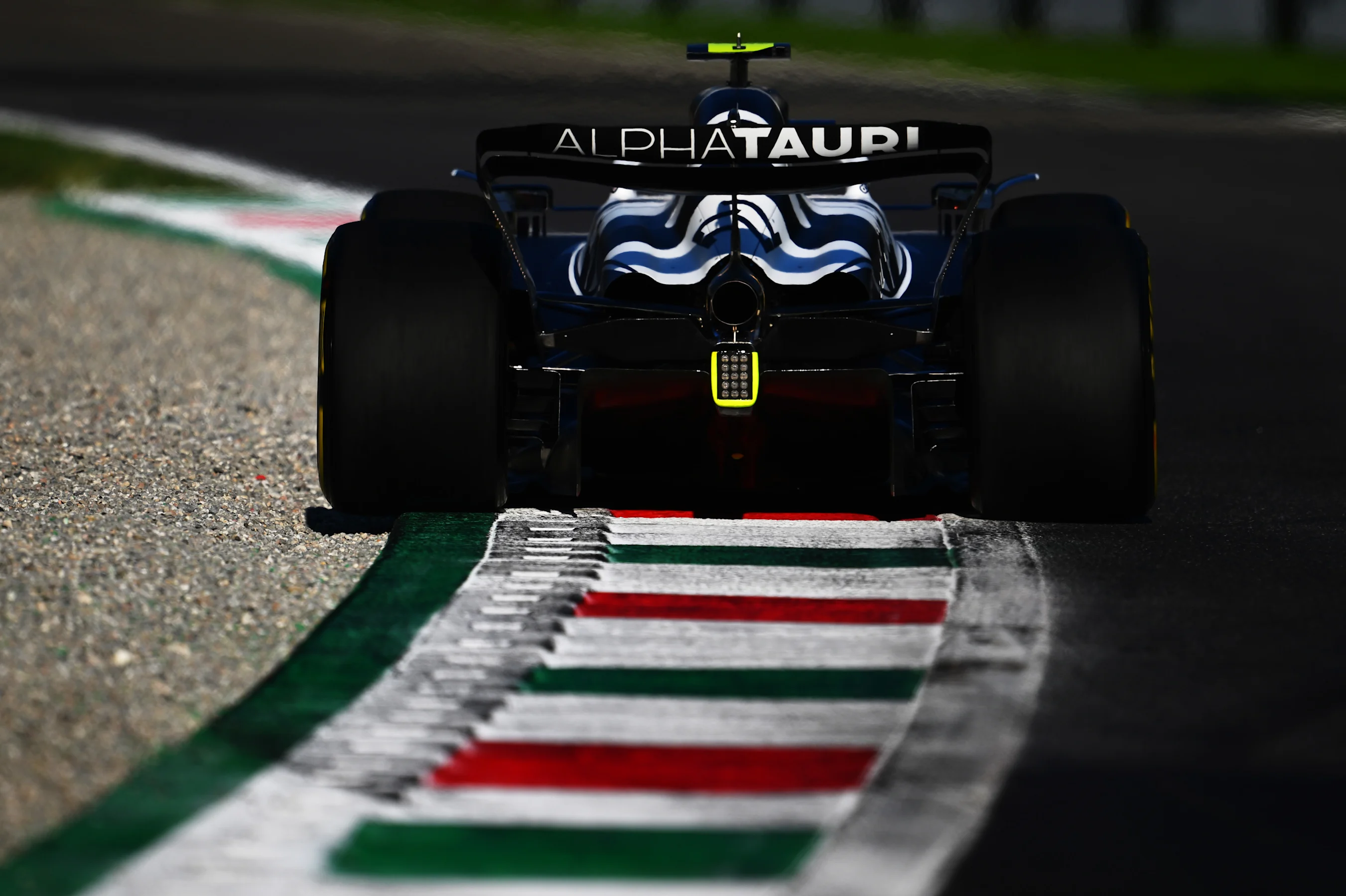 MONZA, ITALY - SEPTEMBER 09: Yuki Tsunoda of Japan driving the (22) Scuderia AlphaTauri AT03 on