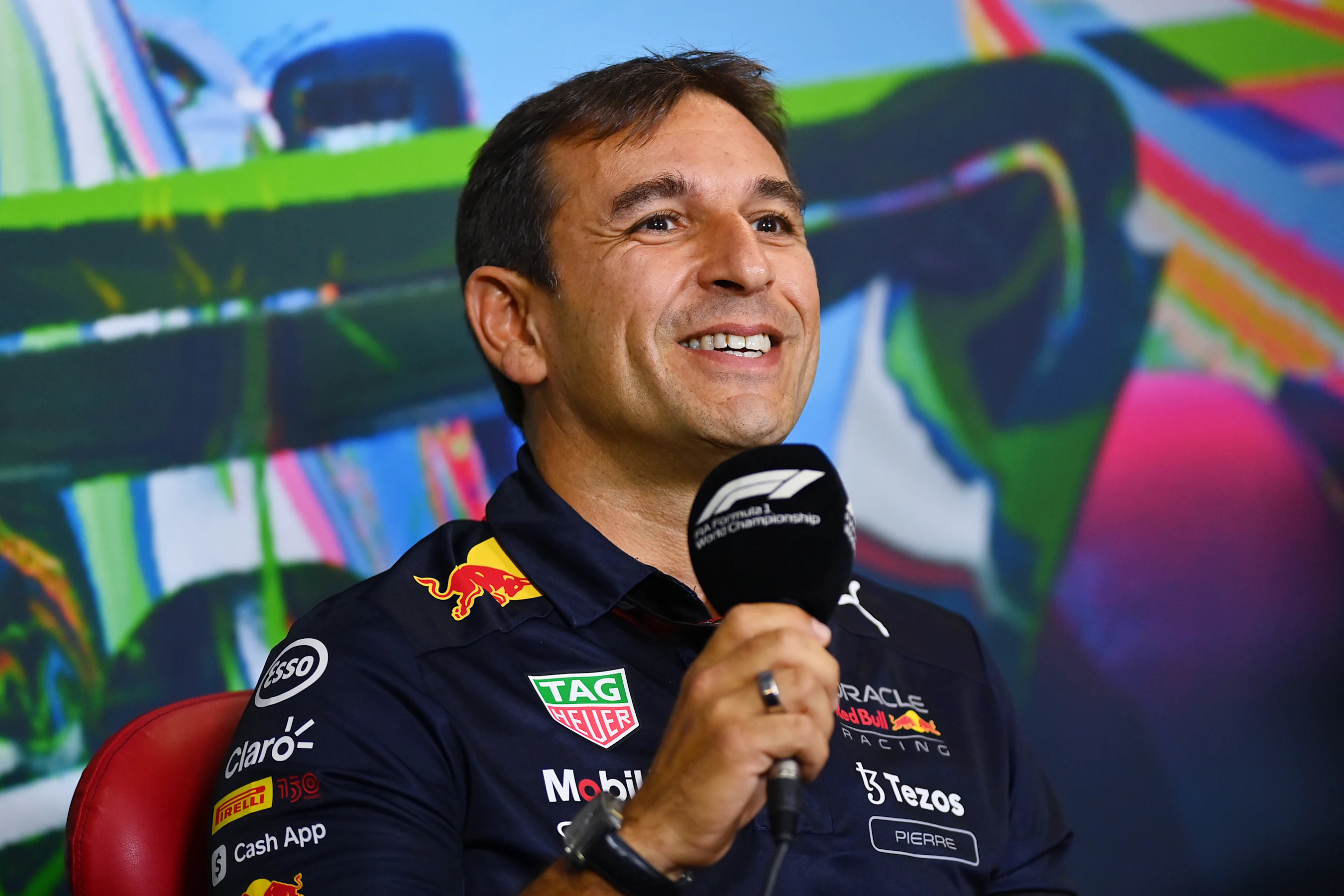 MONZA, ITALY - SEPTEMBER 10: Pierre Wache, Chief Engineer of Performance Engineering at Red Bull