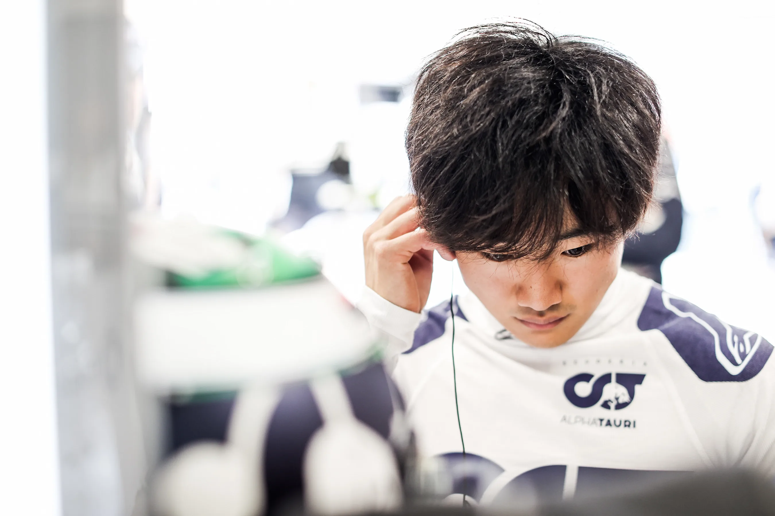 MONZA, ITALY - SEPTEMBER 10: Yuki Tsunoda of Scuderia AlphaTauri and Japan during qualifying ahead