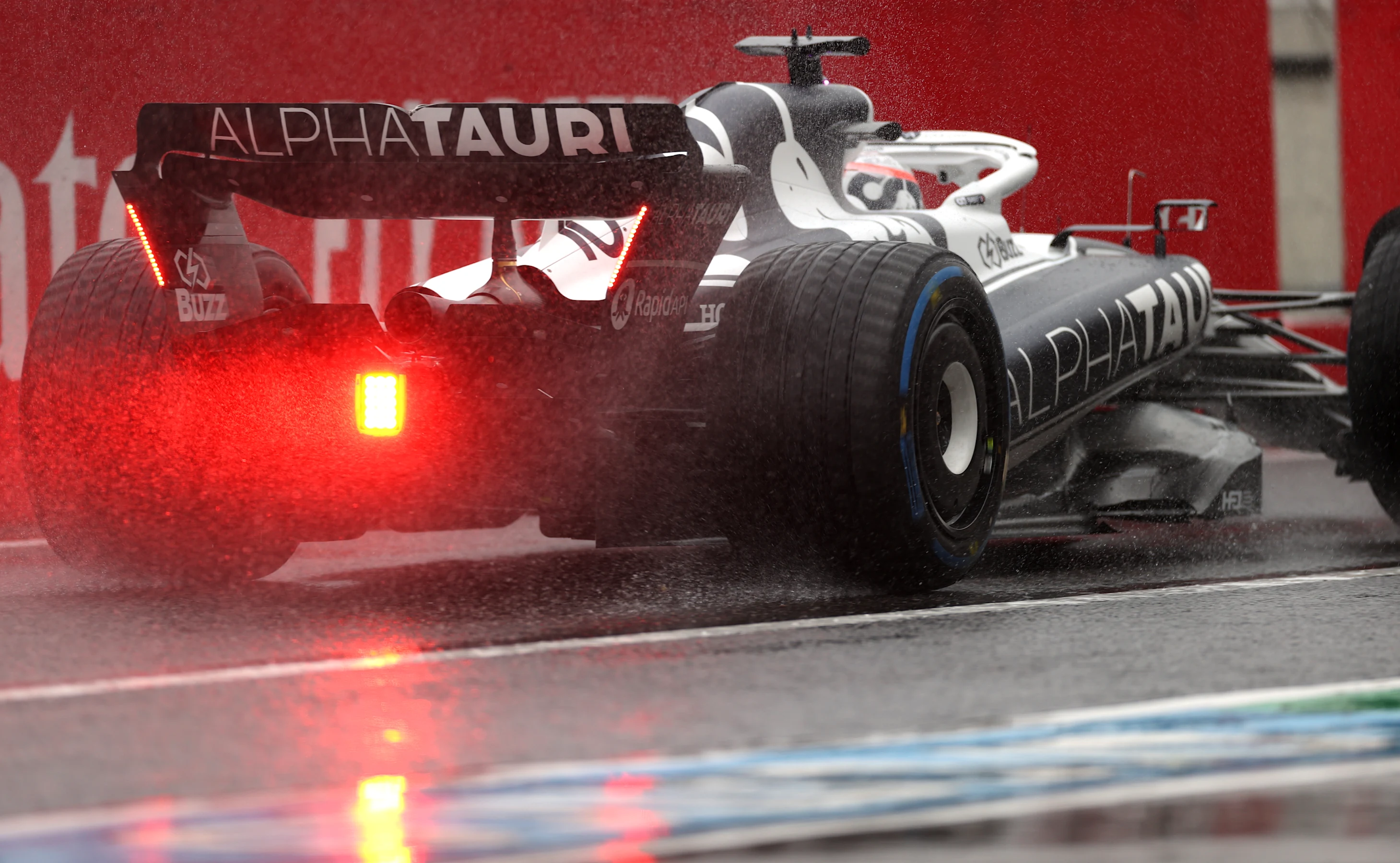 SUZUKA, JAPAN - OCTOBER 07: Pierre Gasly of France driving the (10) Scuderia AlphaTauri AT03 on
