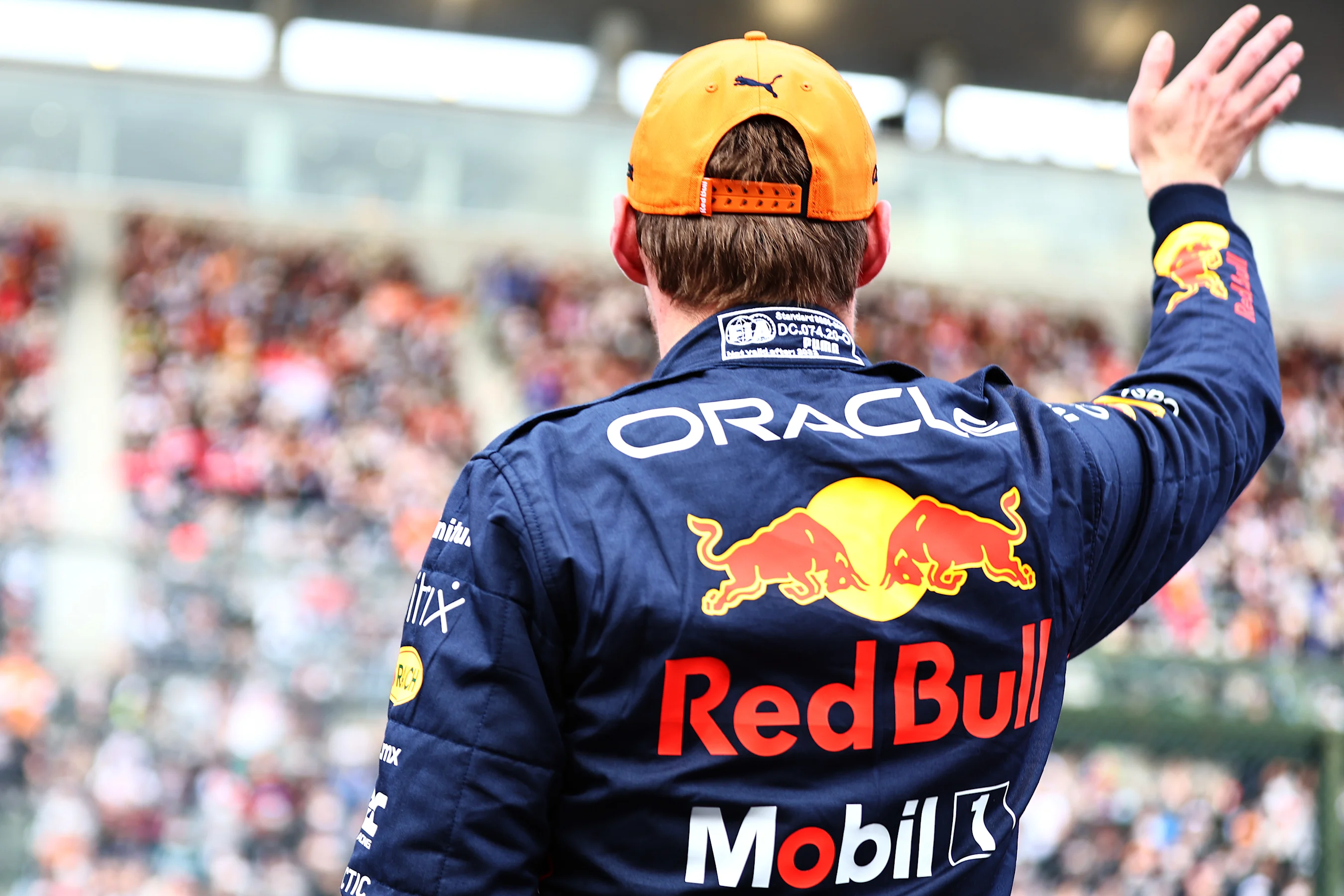 SUZUKA, JAPAN - OCTOBER 08: Pole position qualifier Max Verstappen of the Netherlands and Oracle