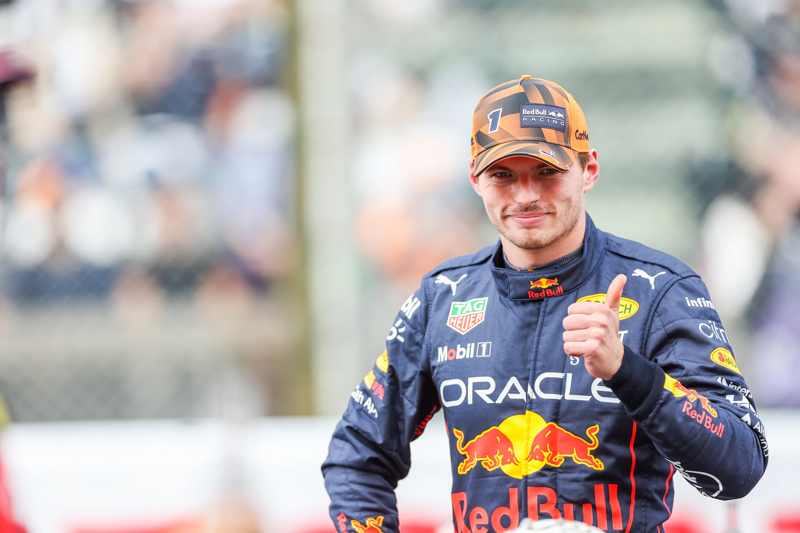SUZUKA, JAPAN - OCTOBER 08: Max Verstappen of Red Bull Racing and The Netherlands  during