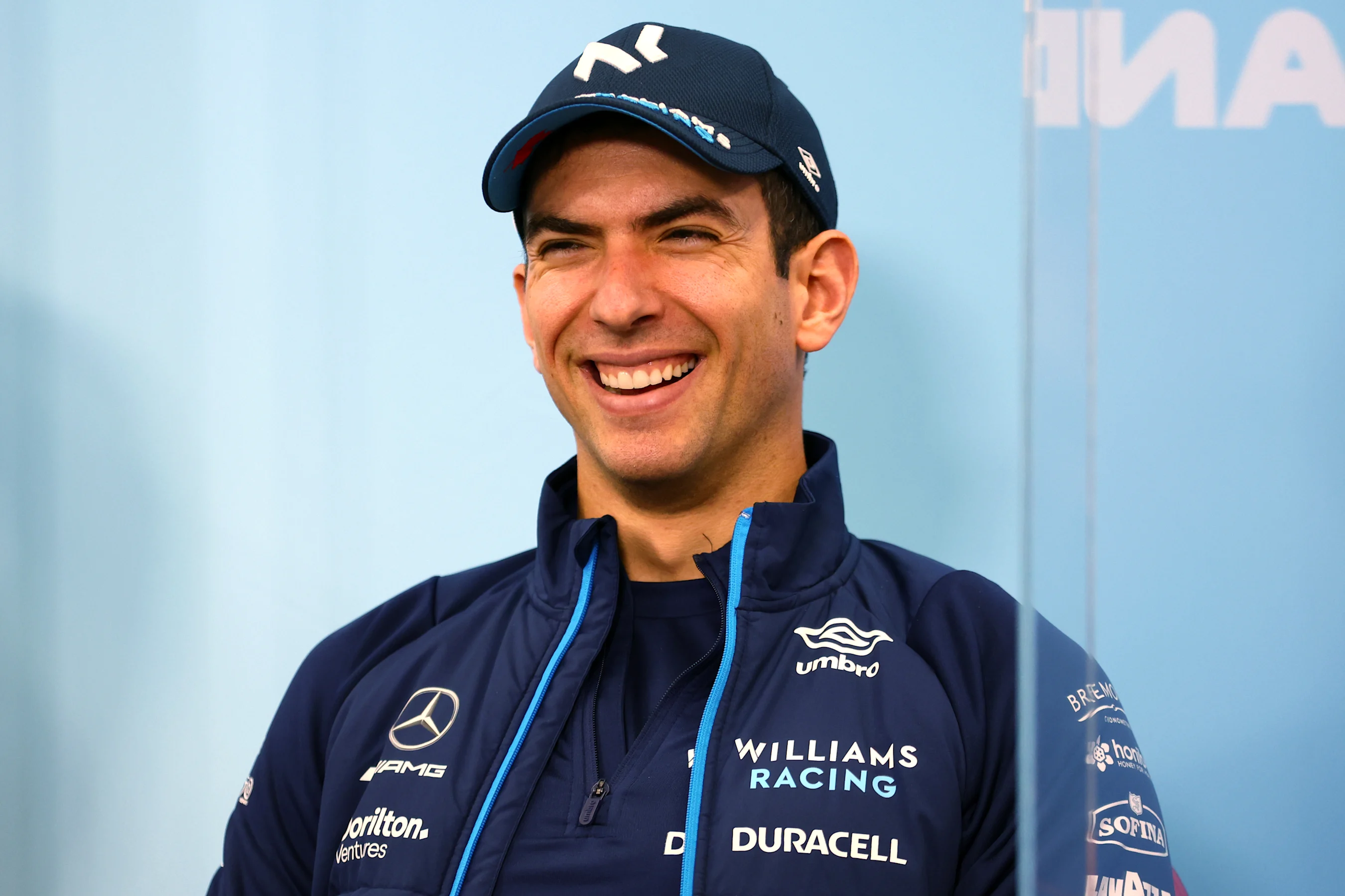 SUZUKA, JAPAN - OCTOBER 06: Nicholas Latifi of Canada and Williams attends the Drivers Press