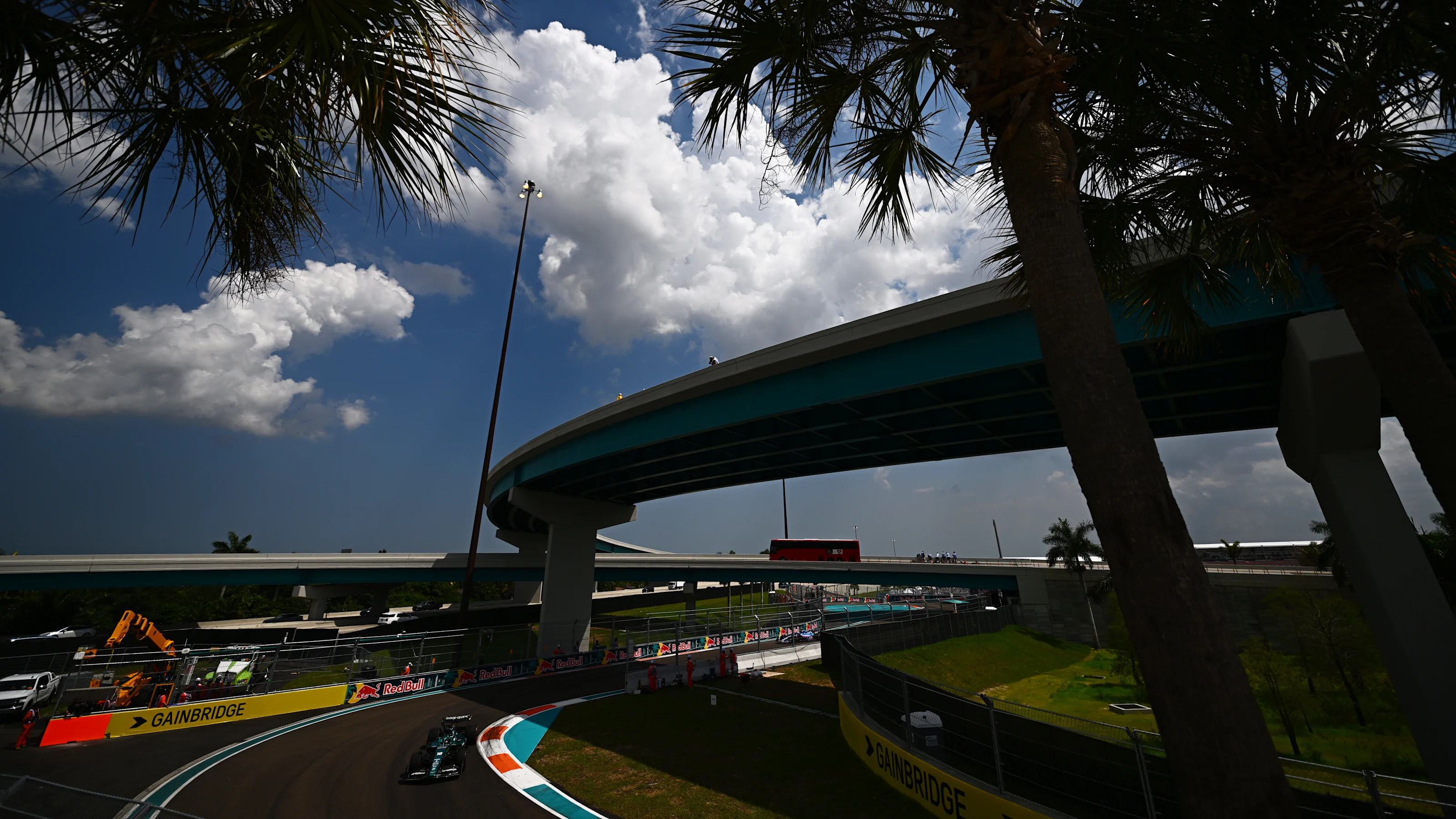 MIAMI, FLORIDA - MAY 06: Lance Stroll of Canada driving the (18) Aston Martin AMR22 Mercedes on