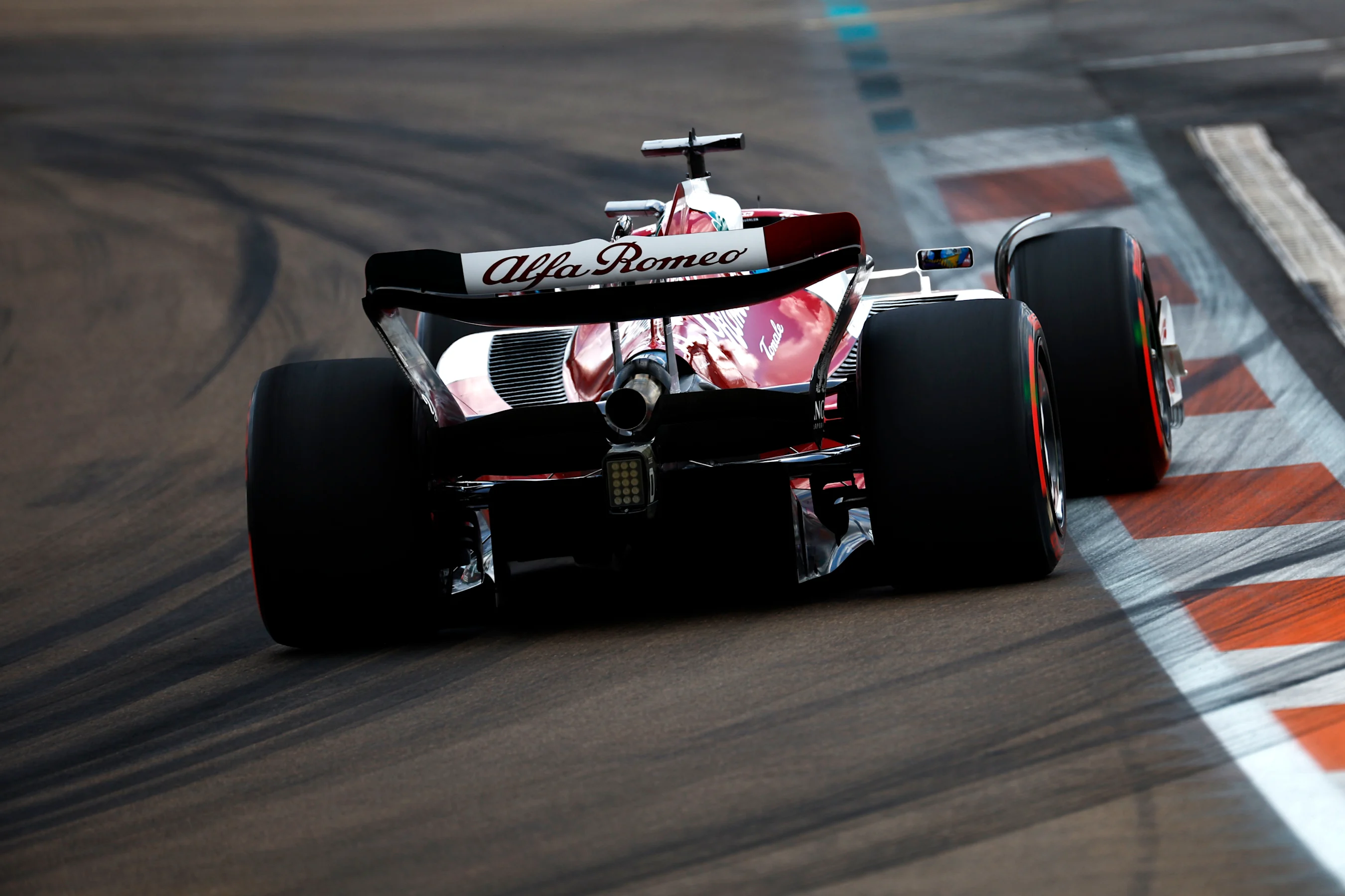 MIAMI, FLORIDA - MAY 07: Valtteri Bottas of Finland driving the (77) Alfa Romeo F1 C42 Ferrari on