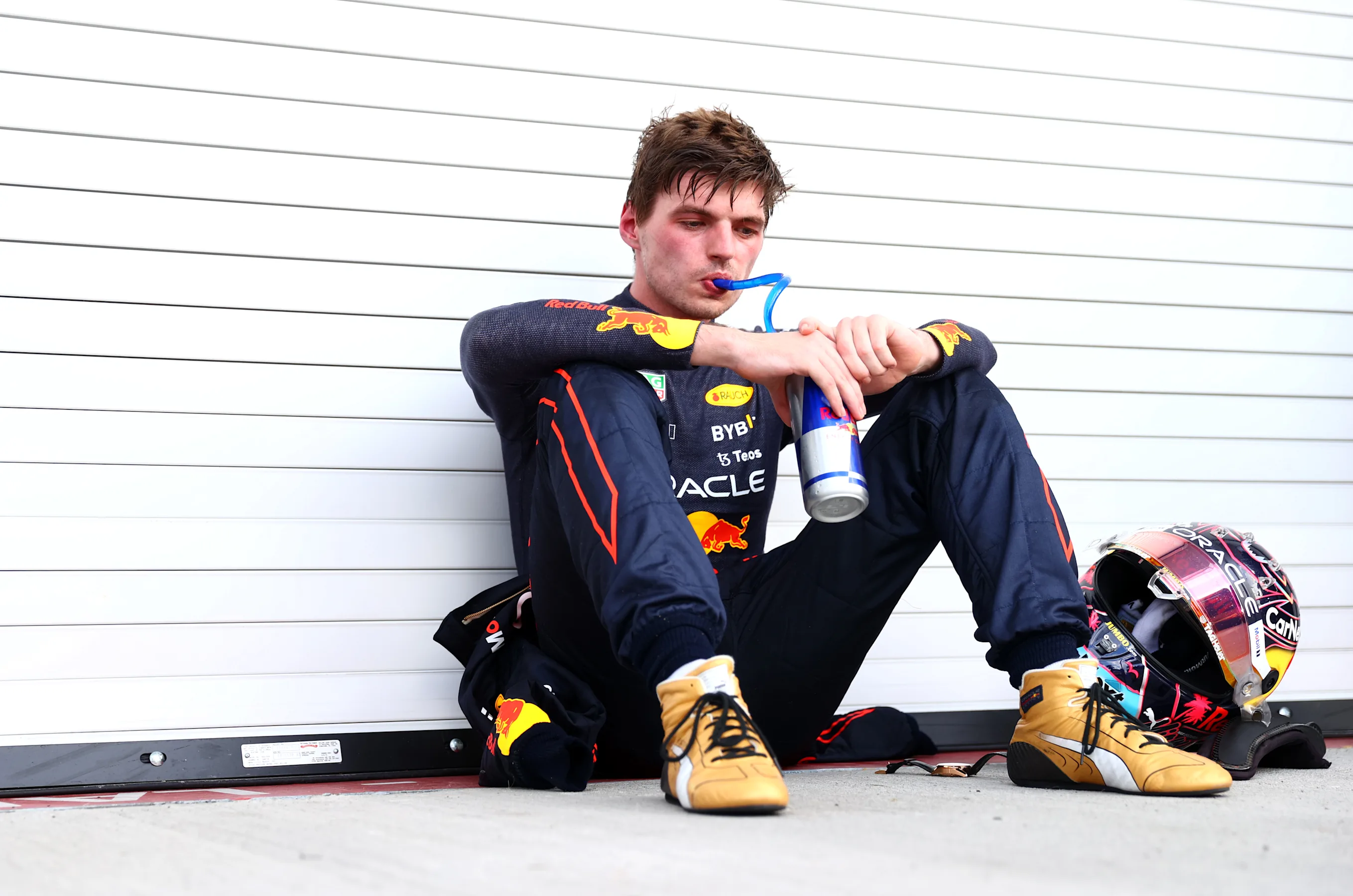 MIAMI, FLORIDA - MAY 08: Race winner Max Verstappen of the Netherlands and Oracle Red Bull Racing