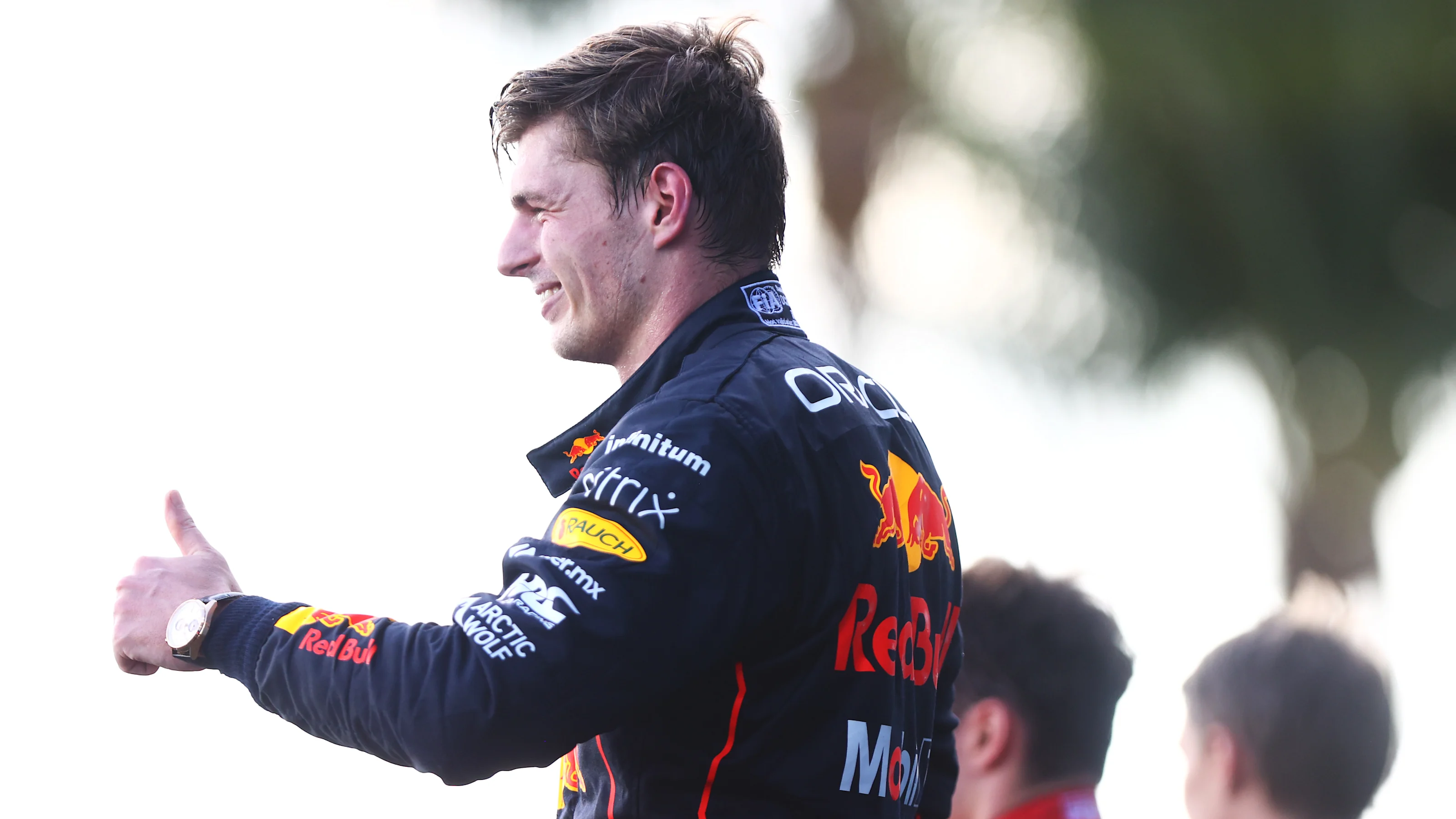 MIAMI, FLORIDA - MAY 08: Race winner Max Verstappen of the Netherlands and Oracle Red Bull Racing