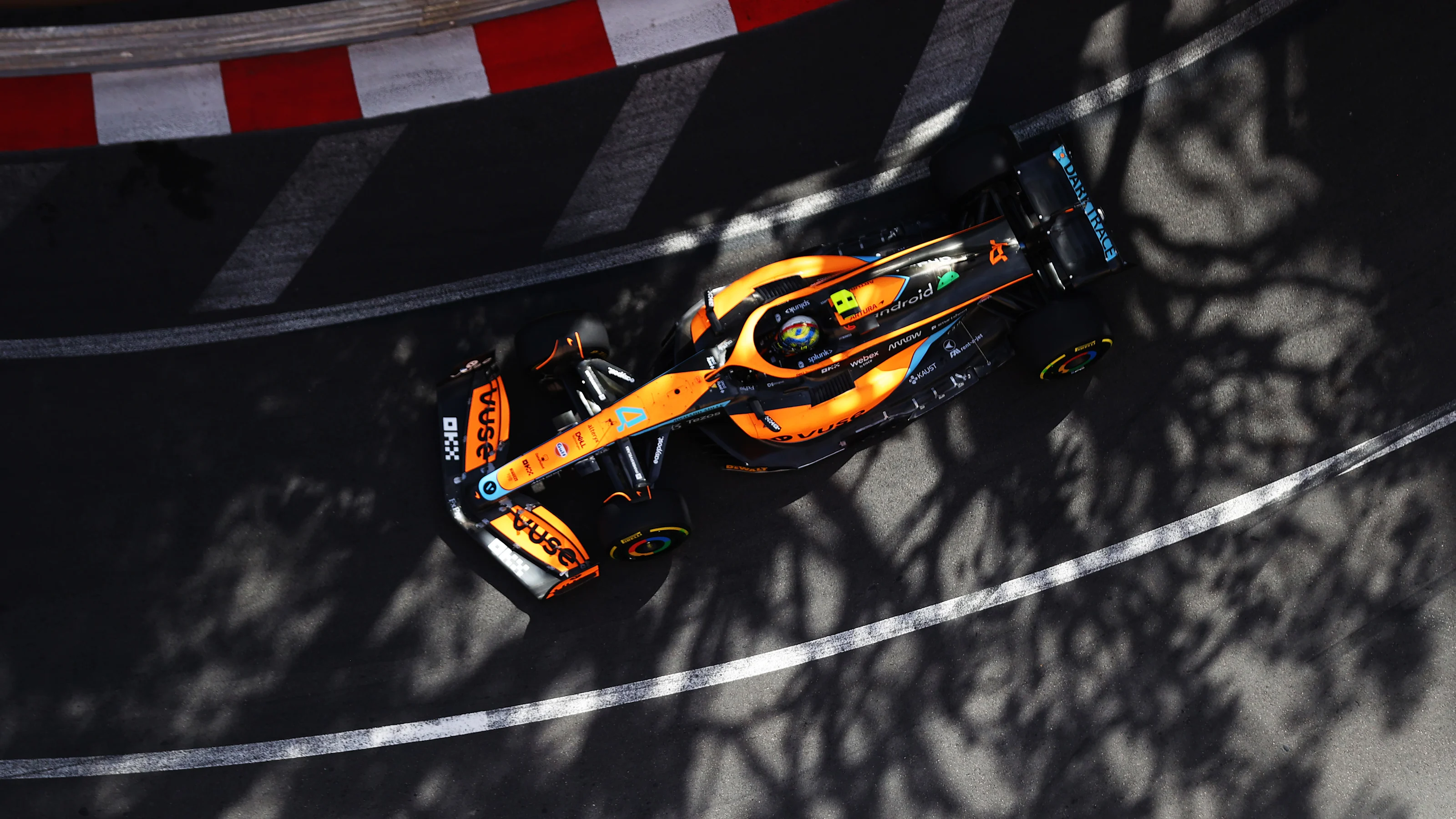 MONTE-CARLO, MONACO - MAY 27: Lando Norris of Great Britain driving the (4) McLaren MCL36 Mercedes