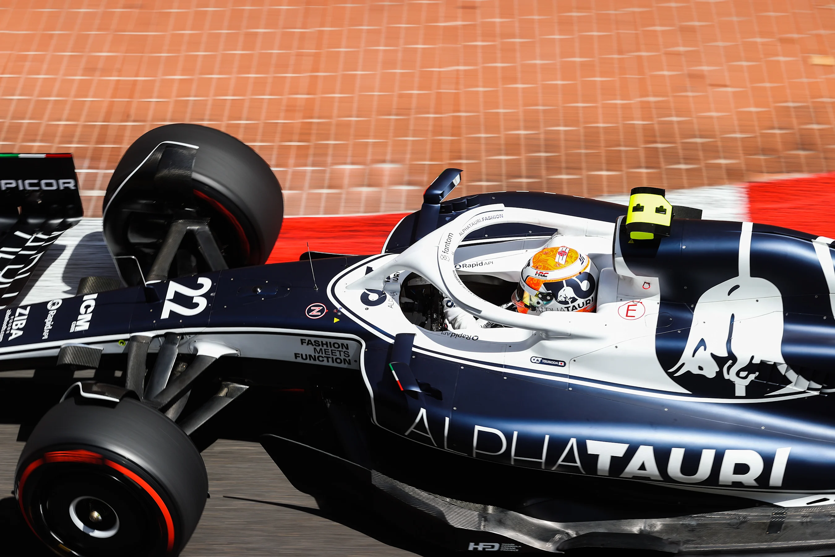 MONTE-CARLO, MONACO - MAY 28: Yuki Tsunoda of Scuderia AlphaTauri and Japan during qualifying