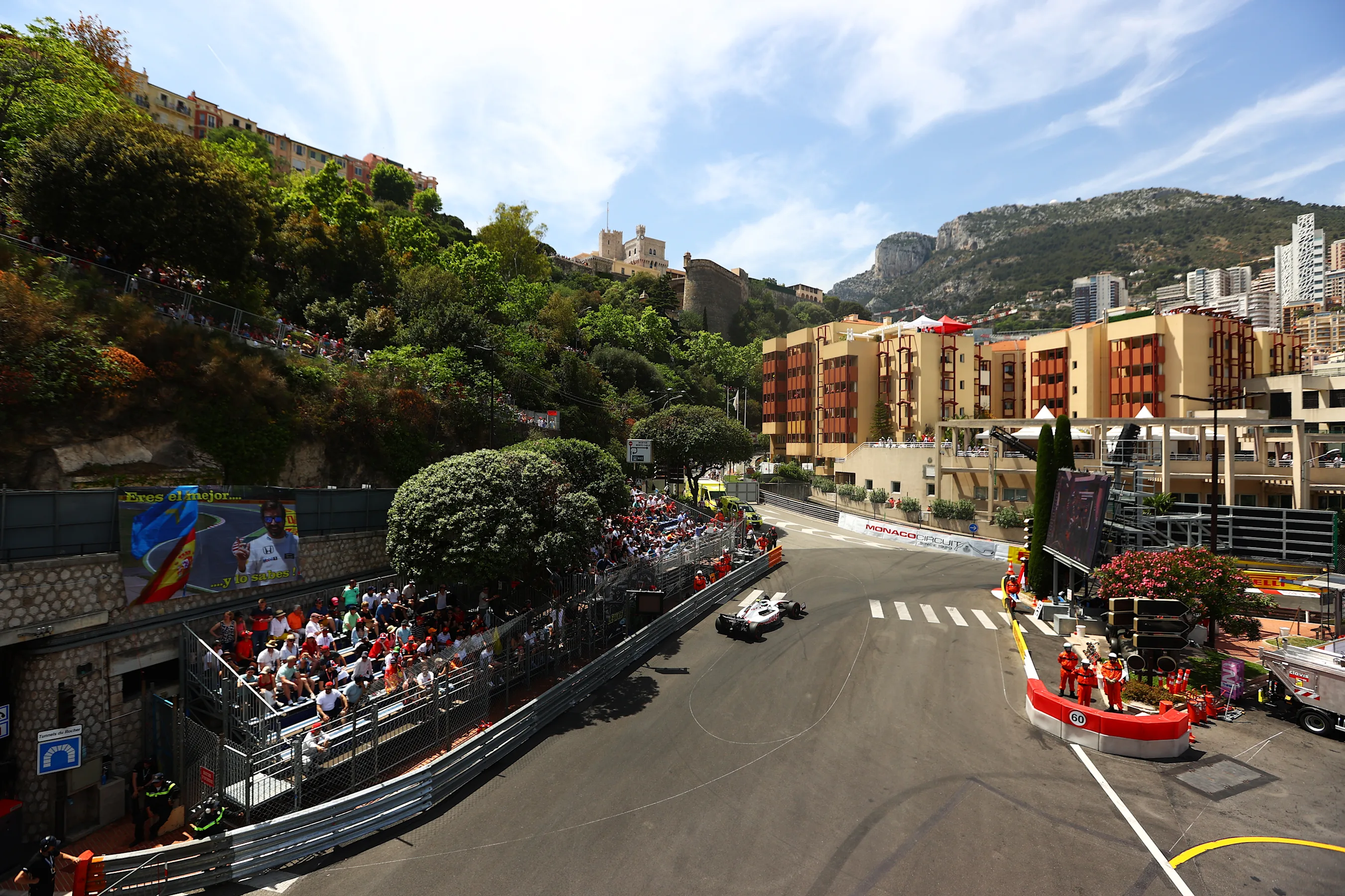MONTE-CARLO, MONACO - MAY 28: Mick Schumacher of Germany driving the (47) Haas F1 VF-22 Ferrari on