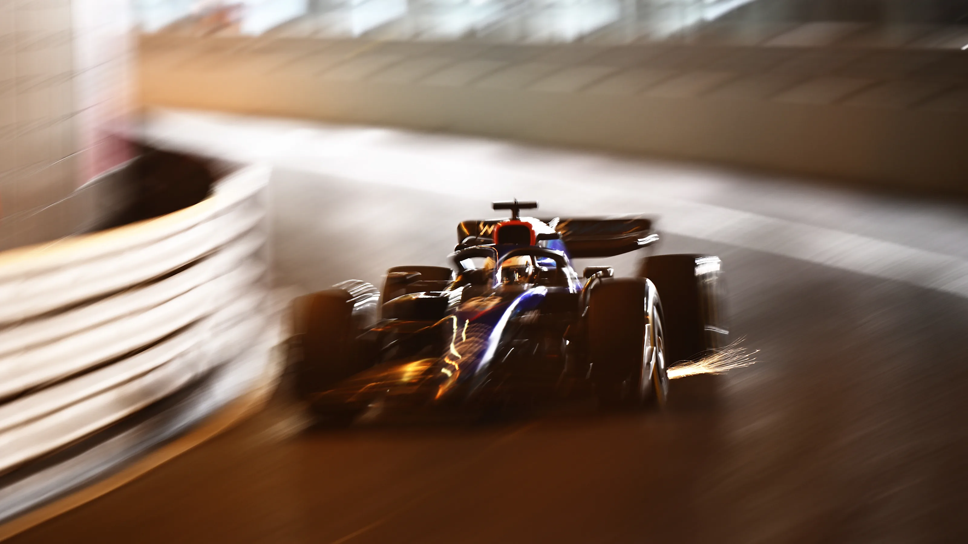 MONTE-CARLO, MONACO - MAY 28: Alexander Albon of Thailand driving the (23) Williams FW44 Mercedes