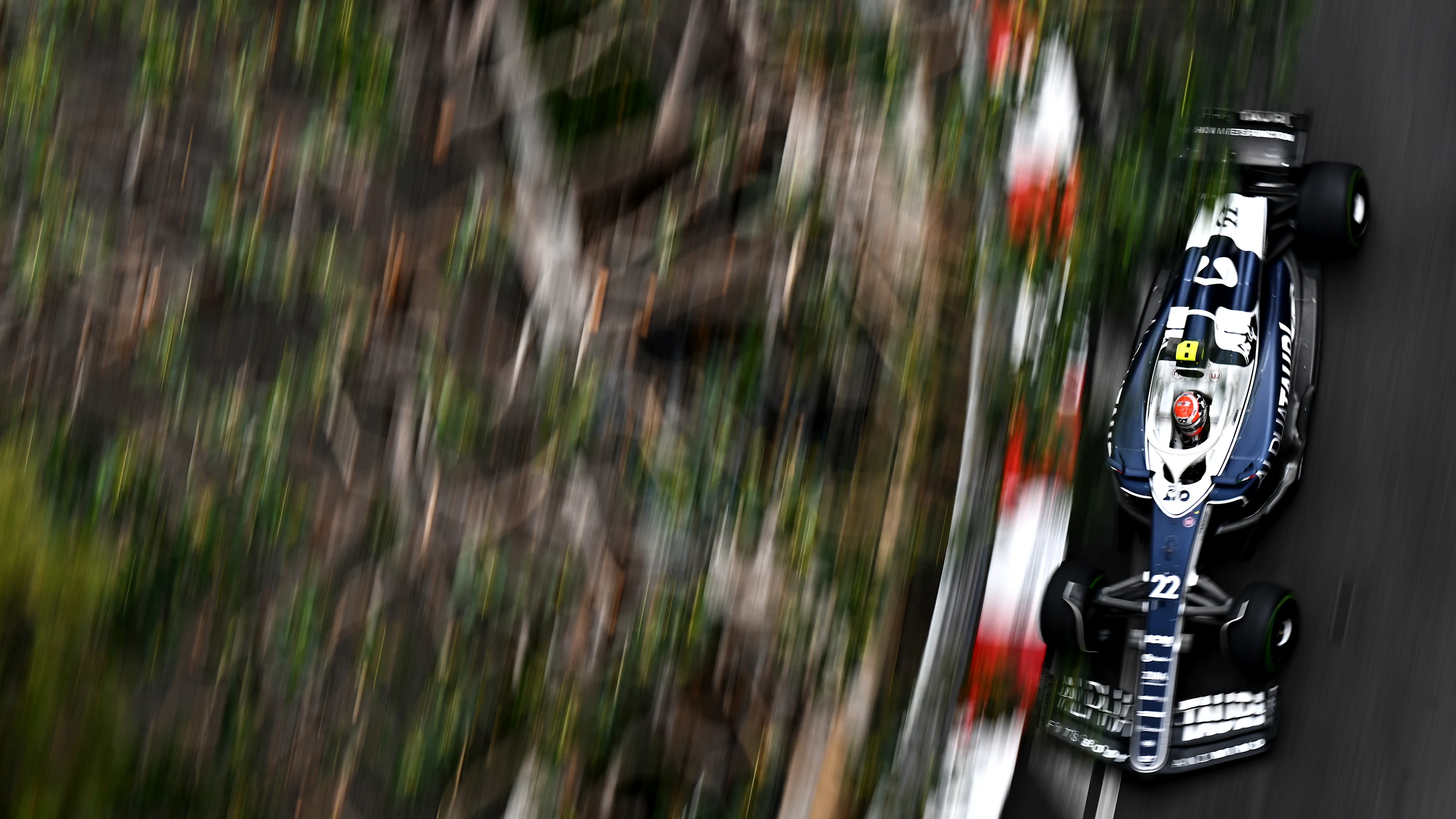 MONTE-CARLO, MONACO - MAY 29: Yuki Tsunoda of Japan driving the (22) Scuderia AlphaTauri AT03 on