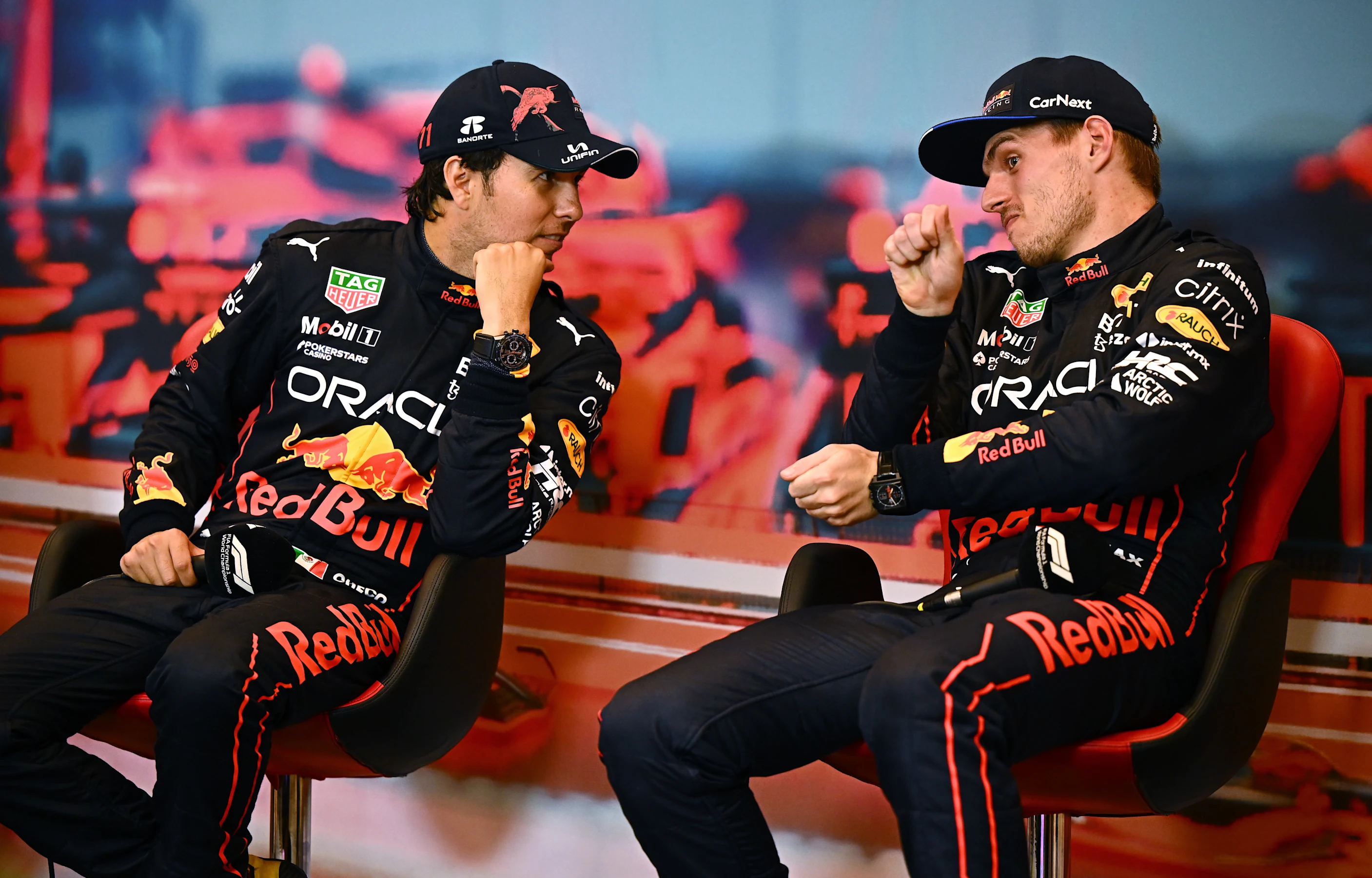MONTE-CARLO, MONACO - MAY 29: Race winner Sergio Perez of Mexico and Oracle Red Bull Racing and