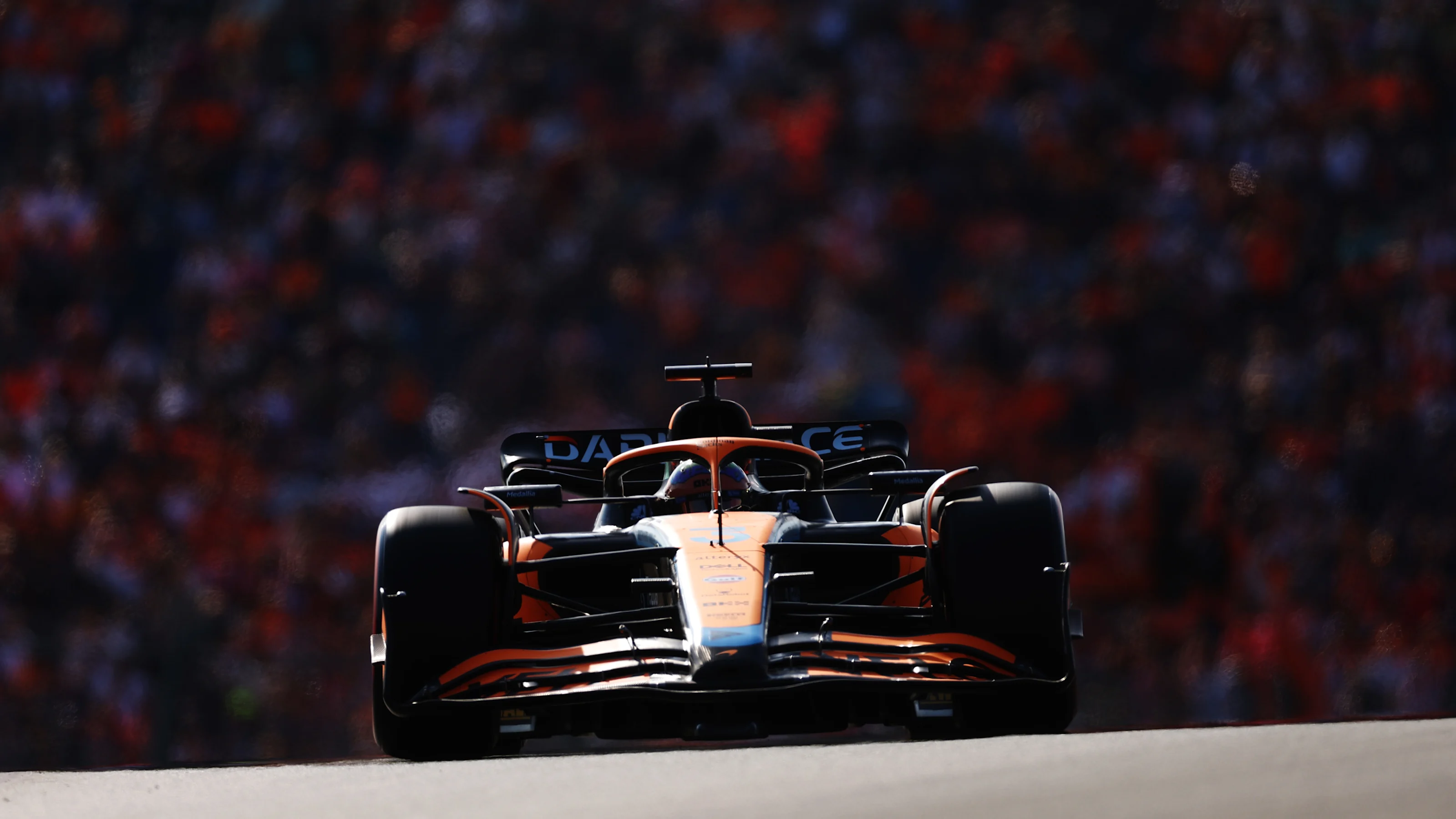 ZANDVOORT, NETHERLANDS - SEPTEMBER 02: Daniel Ricciardo of Australia driving the (3) McLaren MCL36