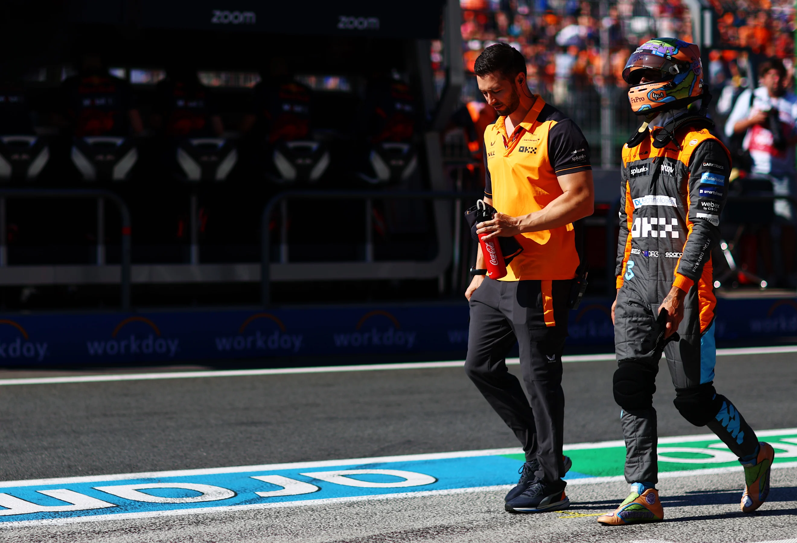 ZANDVOORT, NETHERLANDS - SEPTEMBER 03: 17th placed qualifier Daniel Ricciardo of Australia and