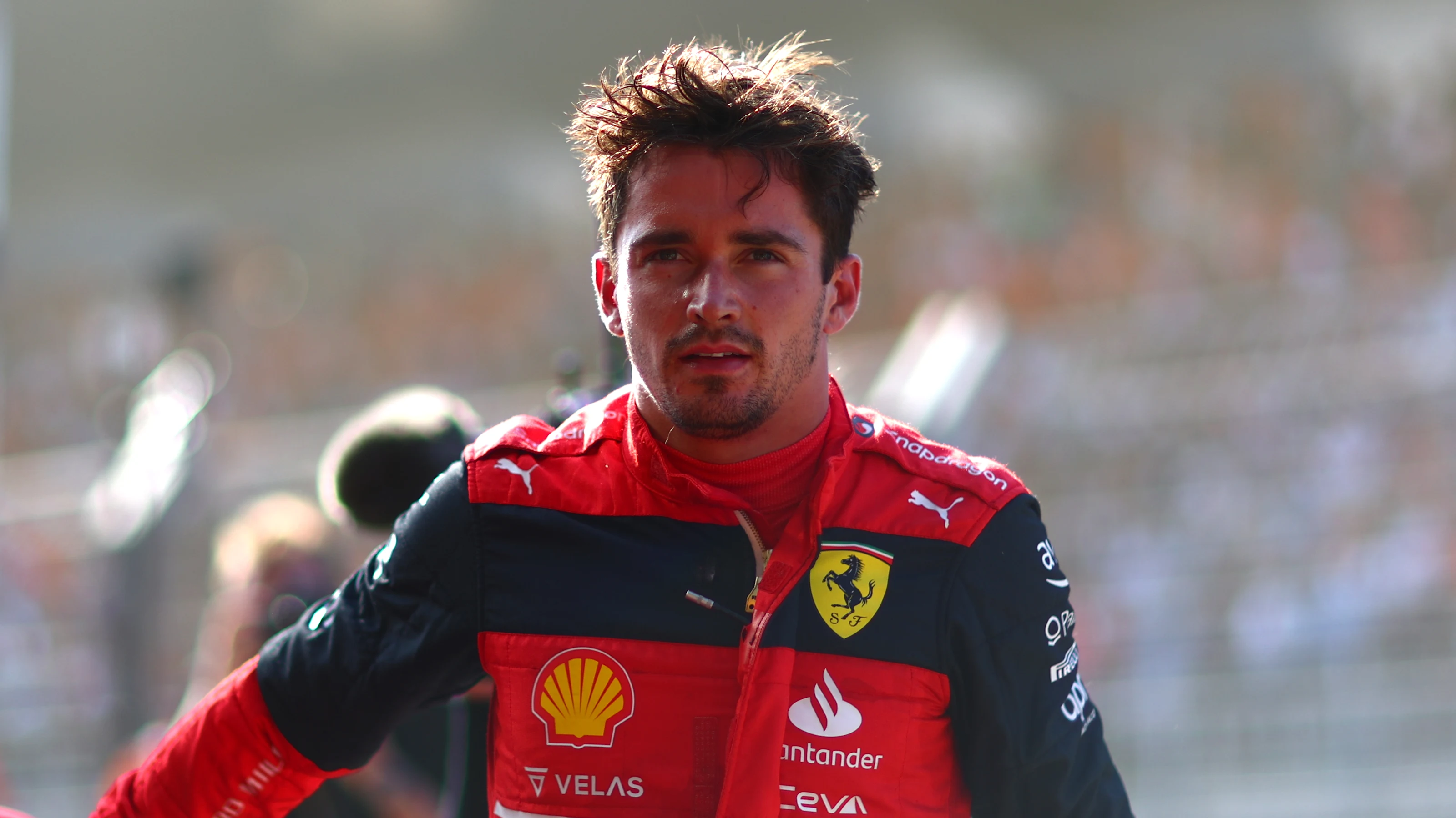 ZANDVOORT, NETHERLANDS - SEPTEMBER 03: Second placed qualifier Charles Leclerc of Monaco and