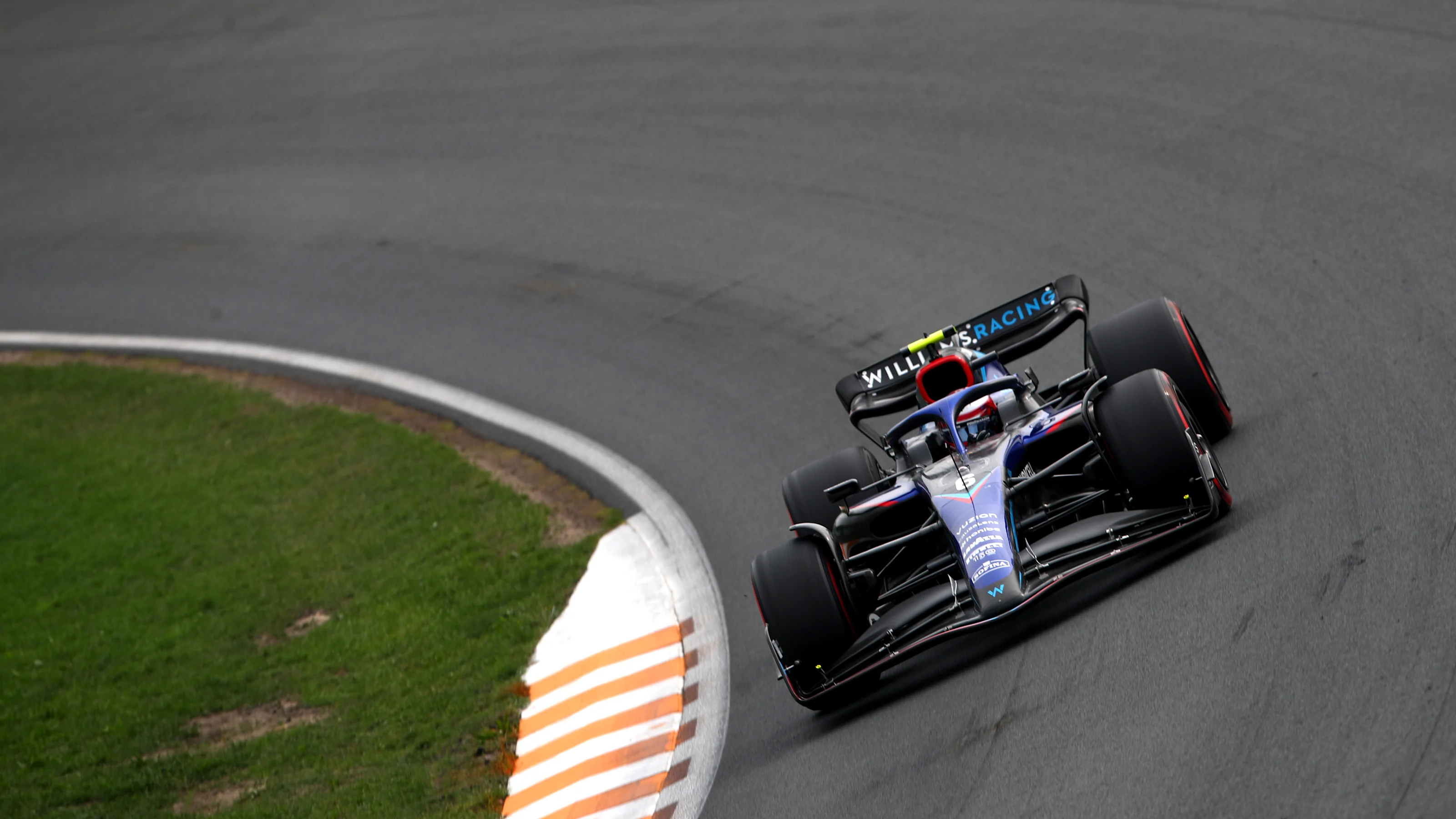 ZANDVOORT, NETHERLANDS - SEPTEMBER 04: Nicholas Latifi of Canada driving the (6) Williams FW44