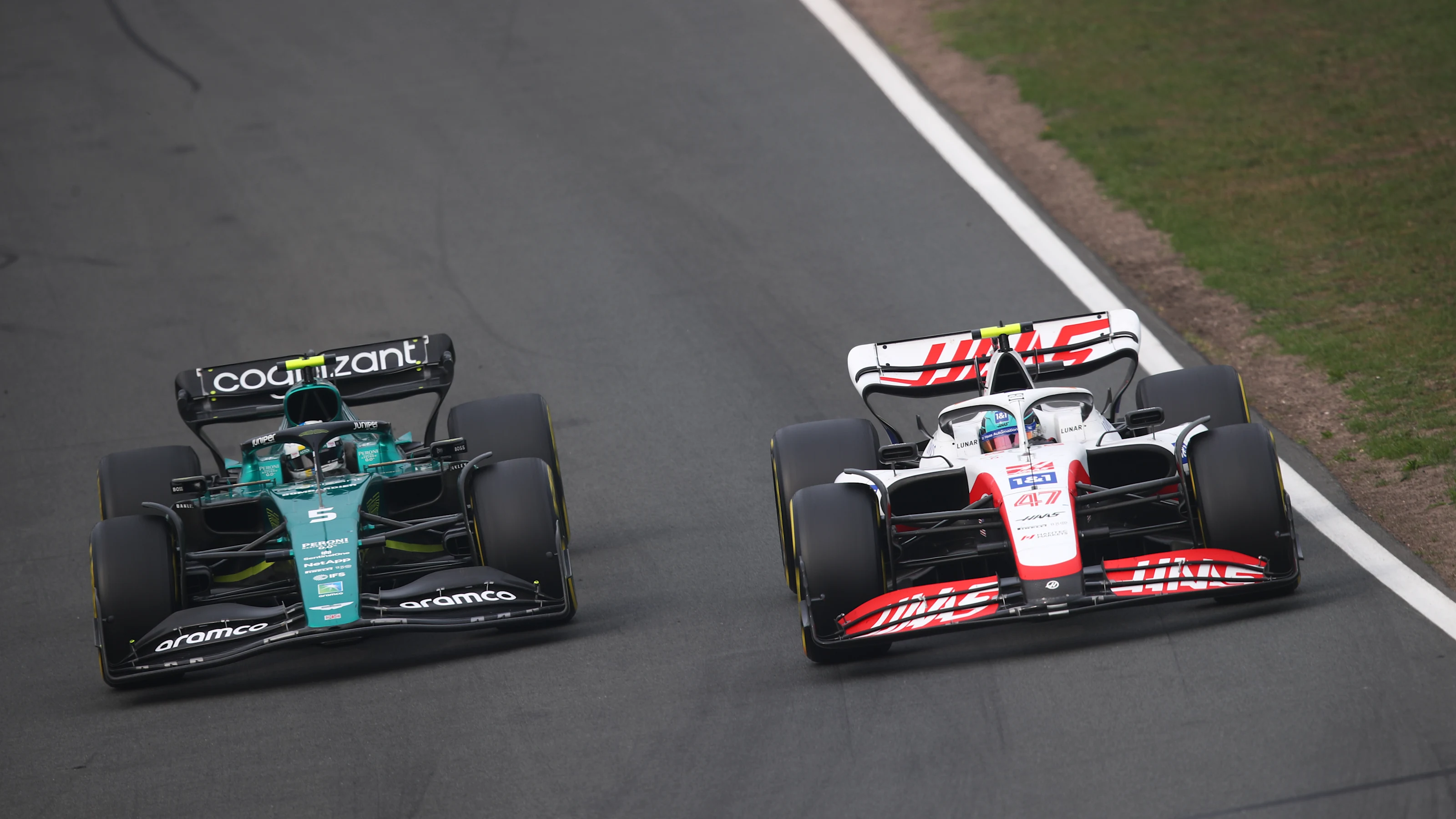 ZANDVOORT, NETHERLANDS - SEPTEMBER 04: Sebastian Vettel of Germany driving the (5) Aston Martin