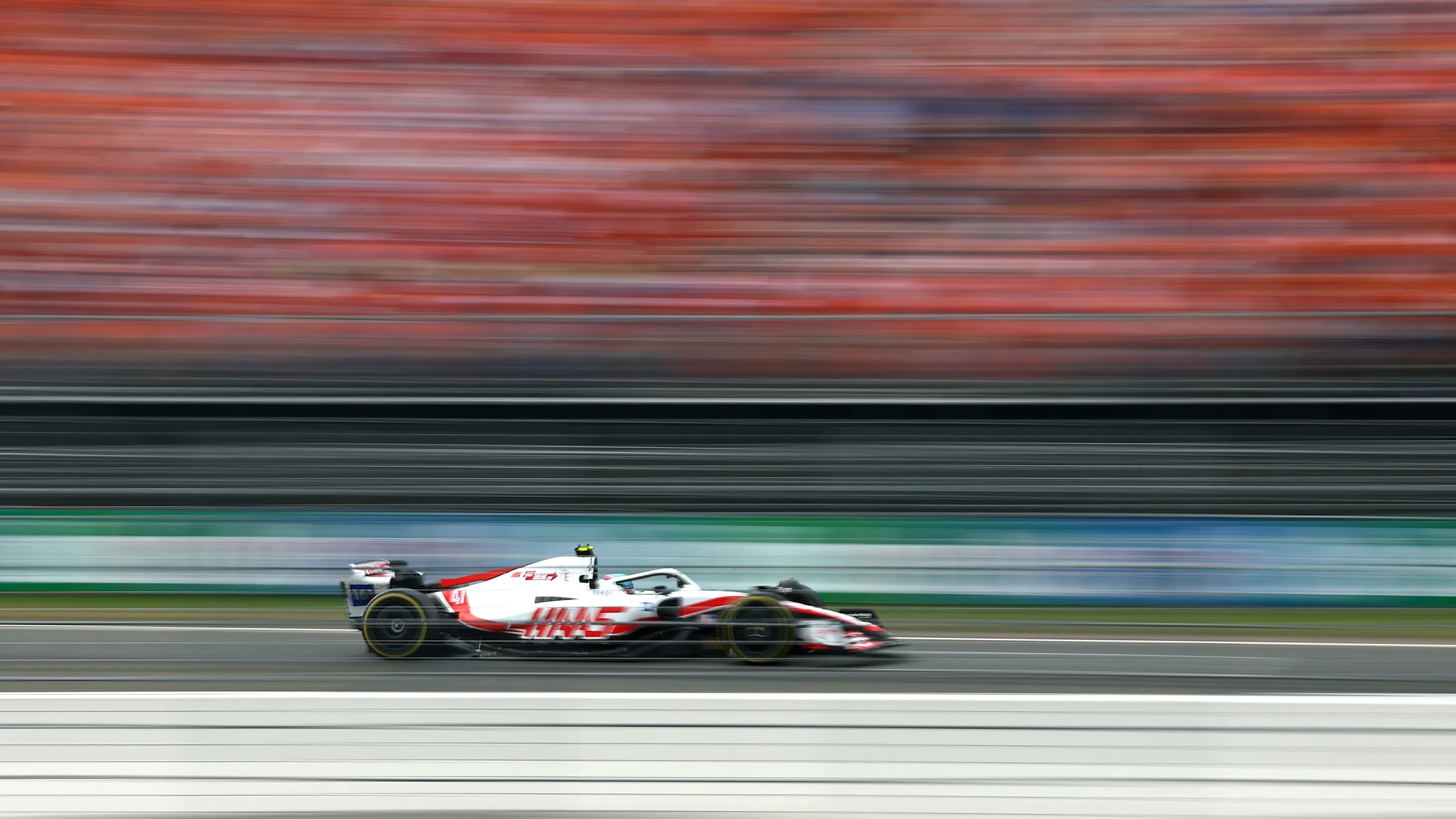 ZANDVOORT, NETHERLANDS - SEPTEMBER 04: Mick Schumacher of Germany driving the (47) Haas F1 VF-22