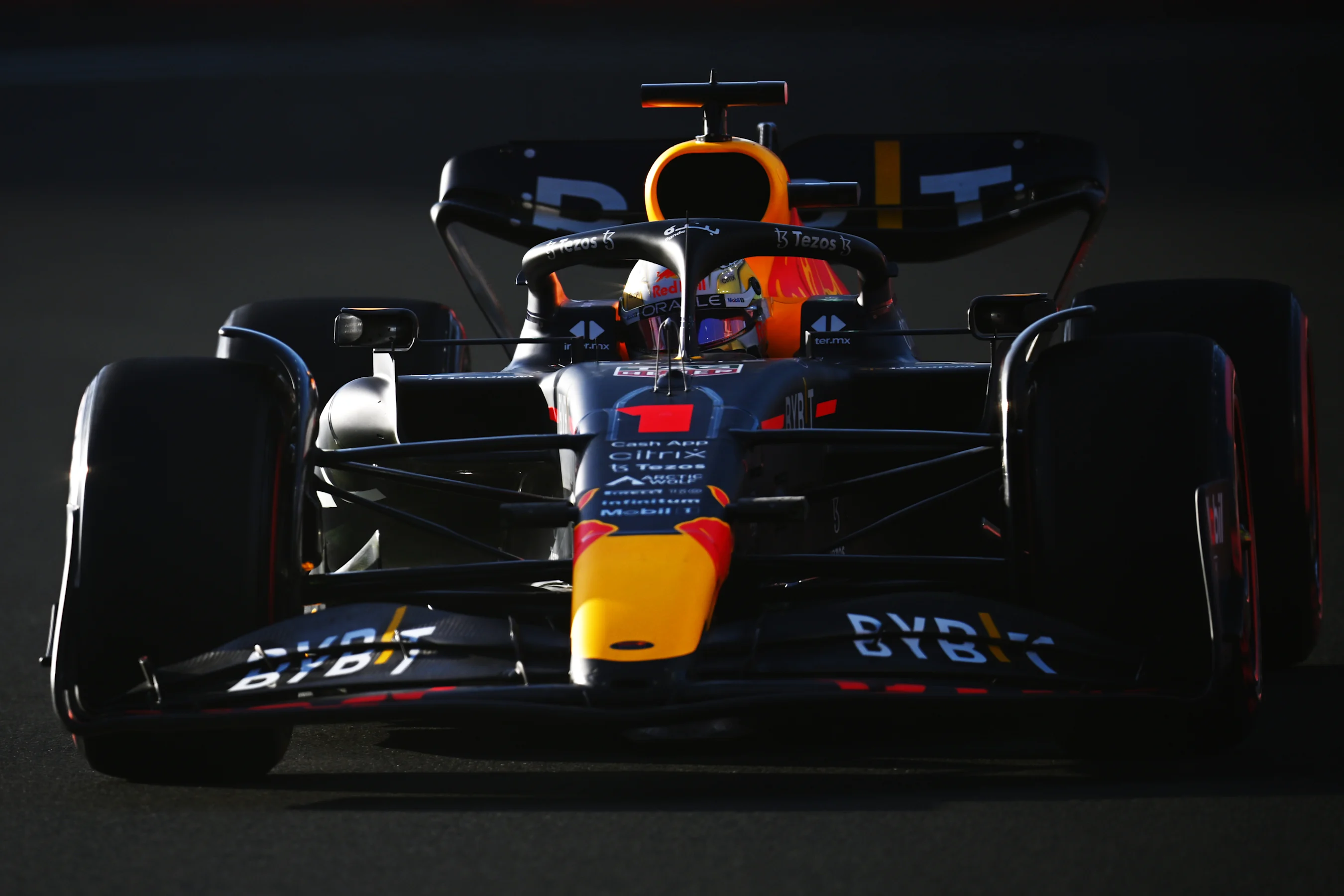 JEDDAH, SAUDI ARABIA - MARCH 25: Max Verstappen of the Netherlands driving the (1) Oracle Red Bull