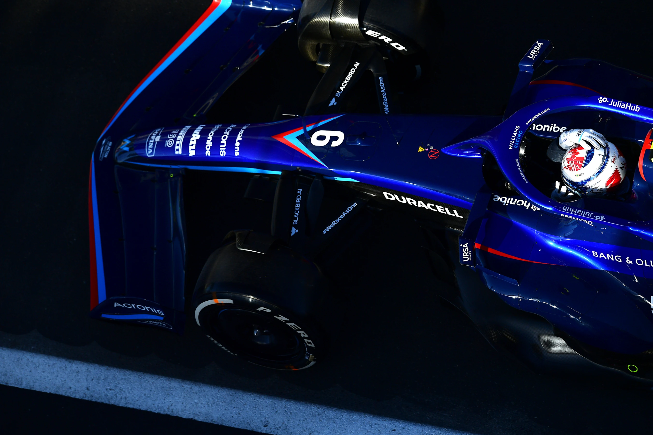 JEDDAH, SAUDI ARABIA - MARCH 25: Nicholas Latifi of Canada driving the (6) Williams FW44 Mercedes