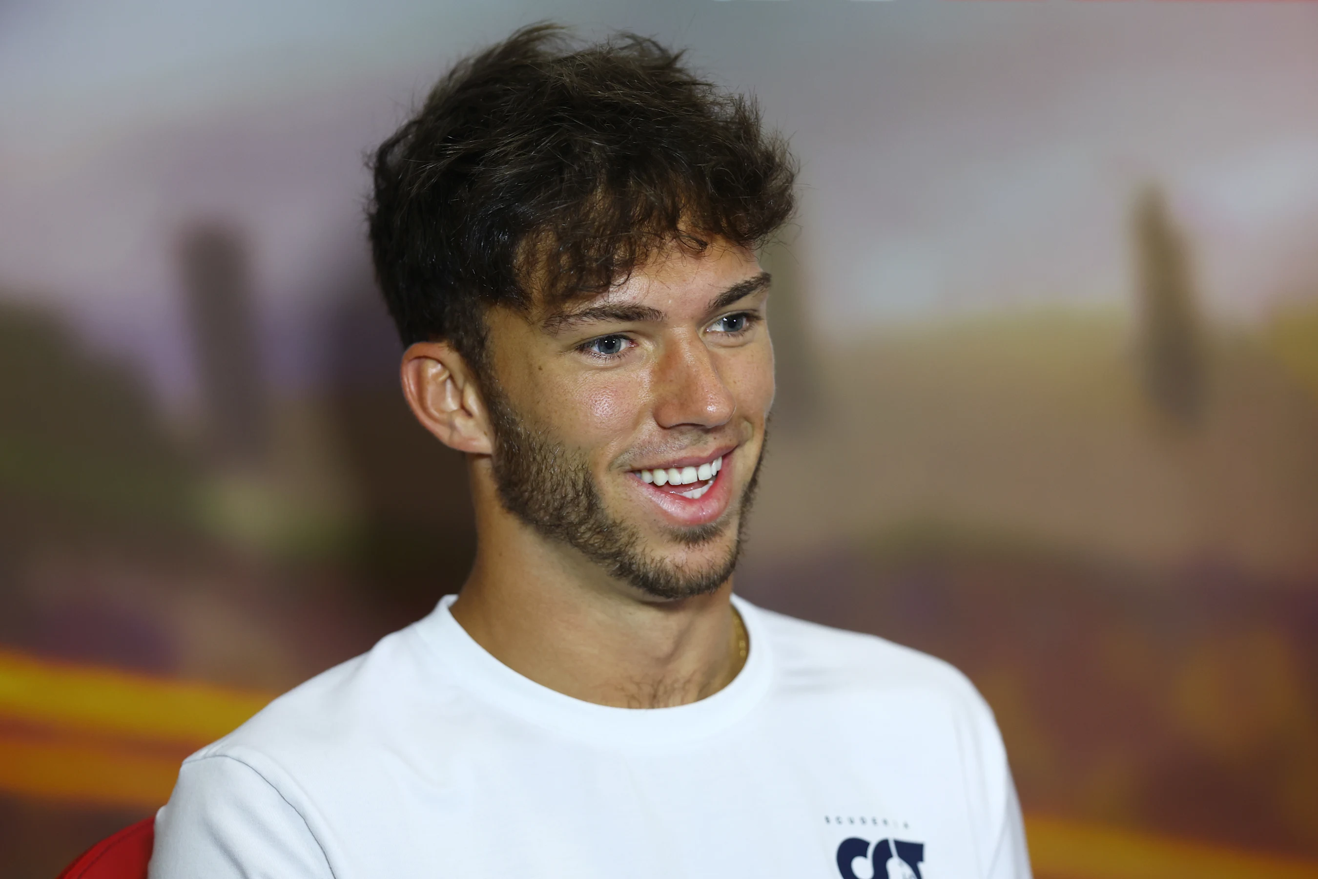 BARCELONA, SPAIN - MAY 20: Pierre Gasly of France and Scuderia AlphaTauri looks on in the Drivers