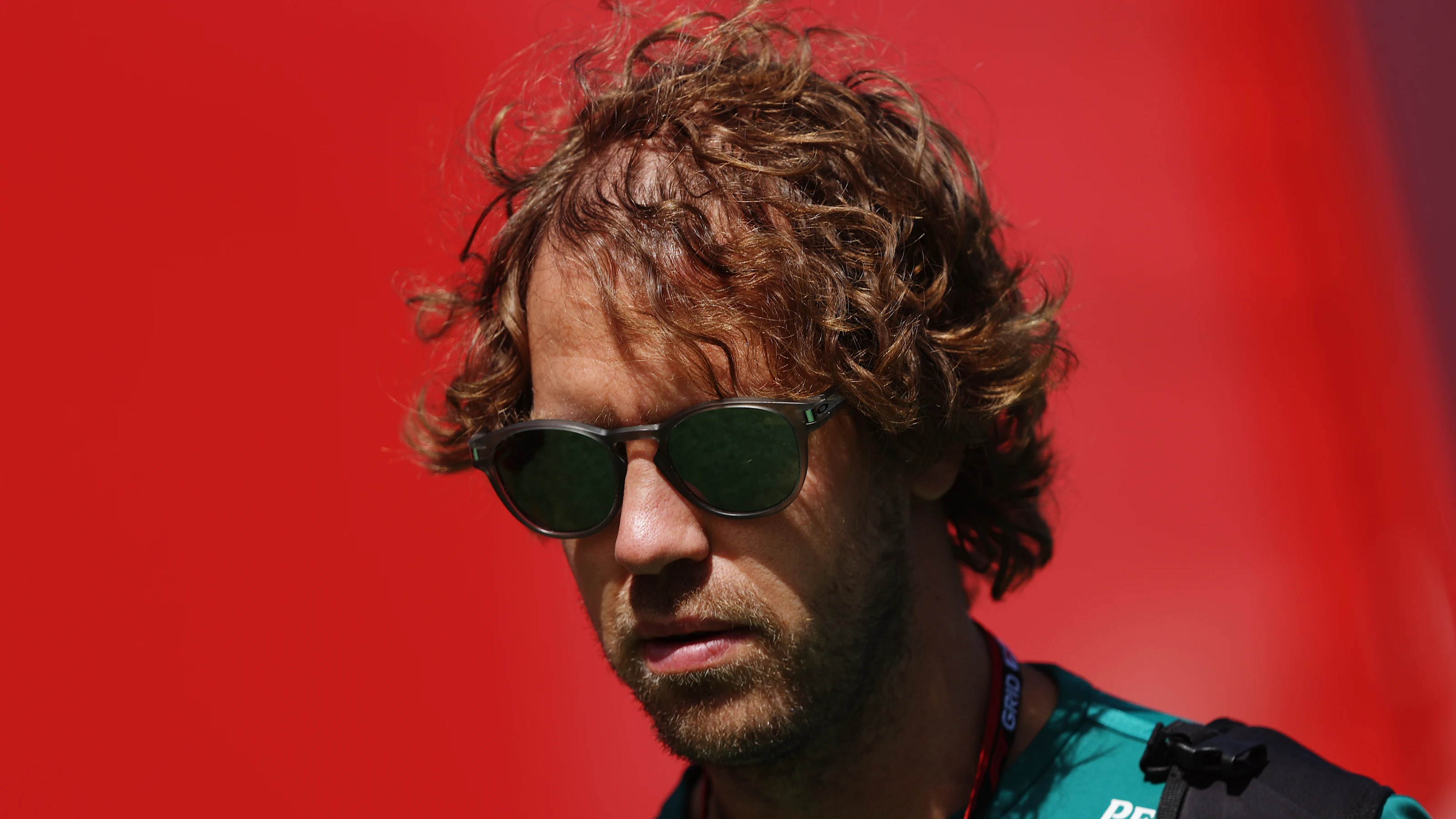 BARCELONA, SPAIN - MAY 21: Sebastian Vettel of Germany and Aston Martin F1 Team walks in the