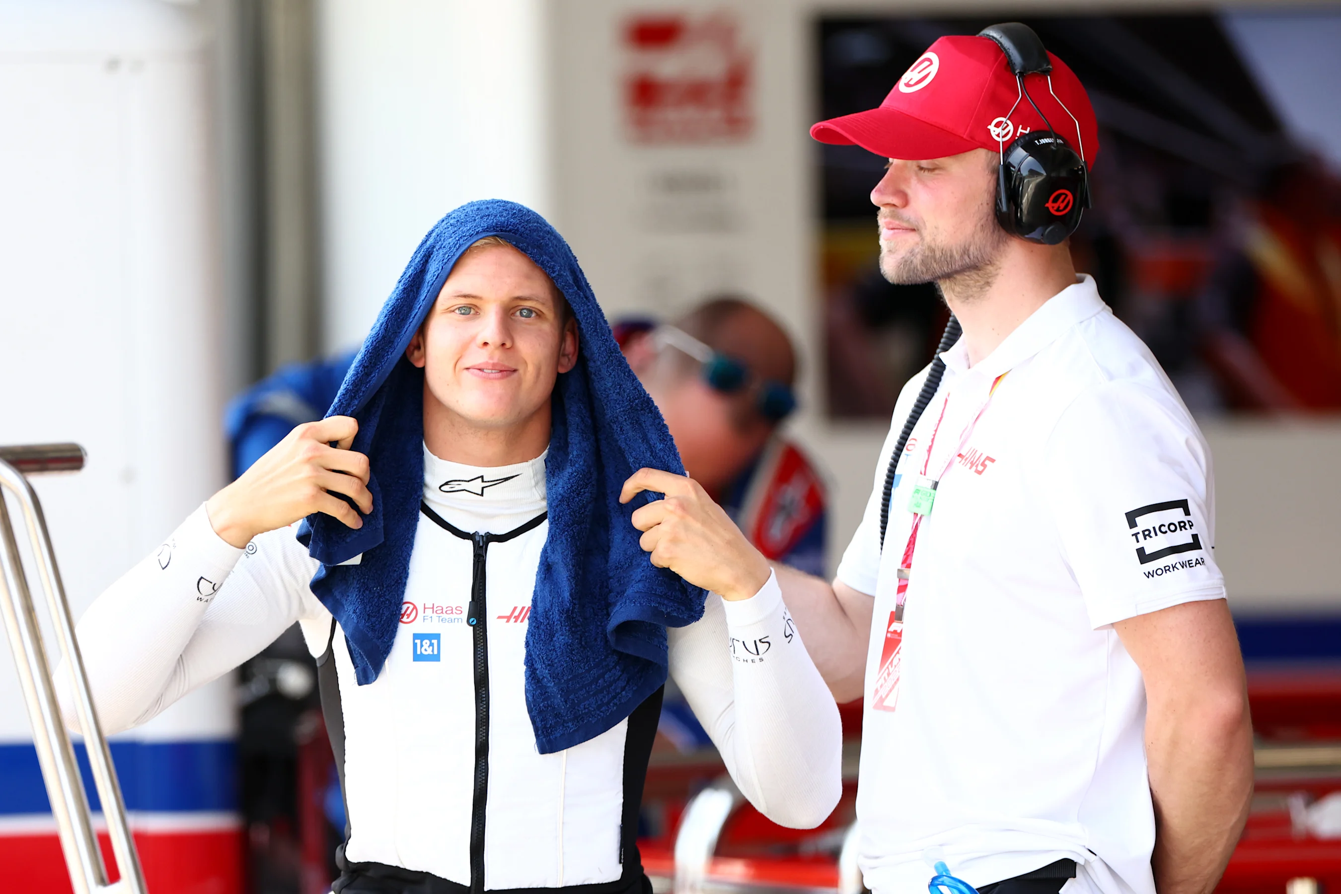 BARCELONA, SPAIN - MAY 22: Mick Schumacher of Germany and Haas F1 prepares to drive prior to the F1