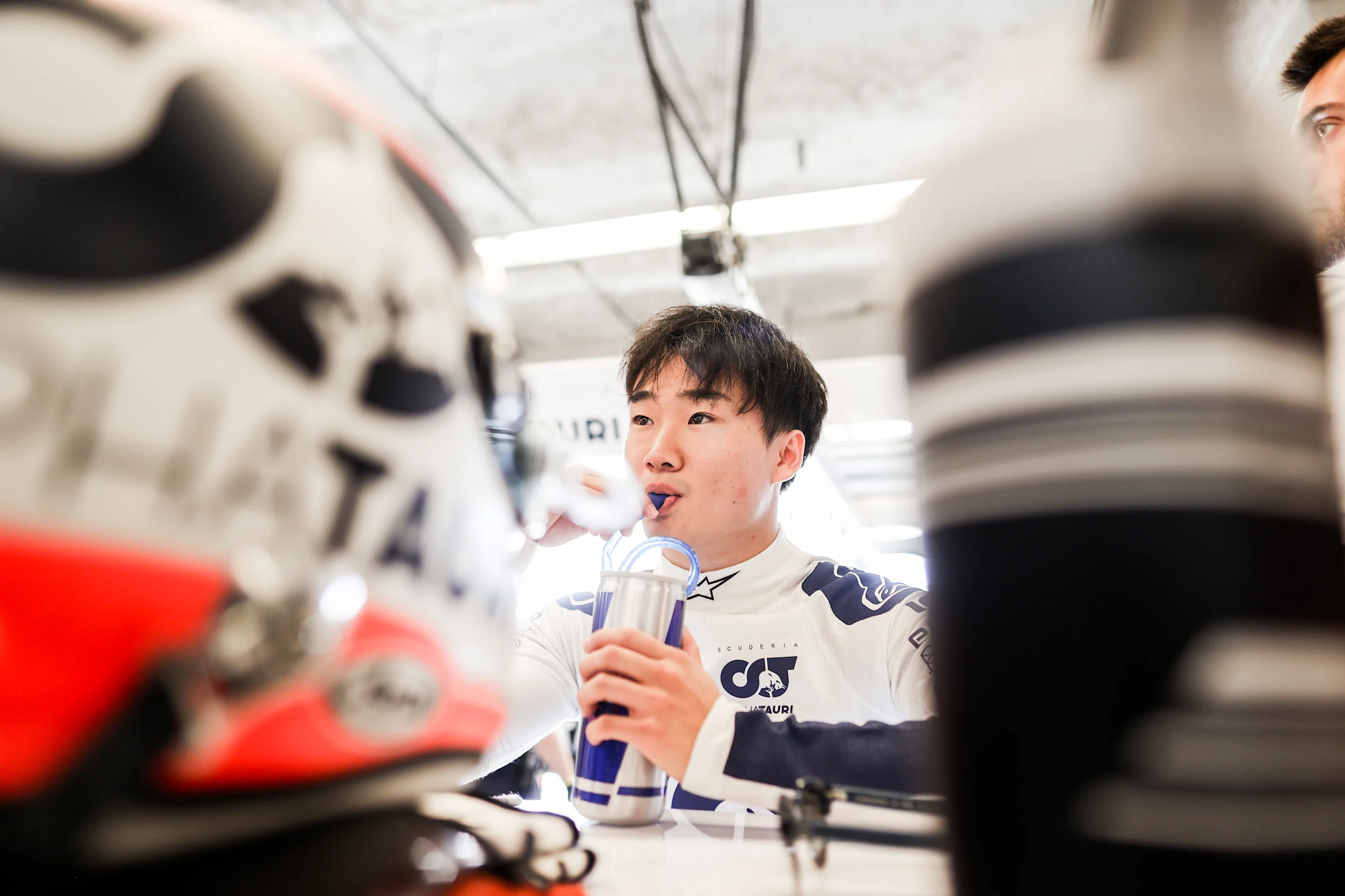 AUSTIN, TEXAS - OCTOBER 21: Yuki Tsunoda of Scuderia AlphaTauri and Japan  during practice ahead of