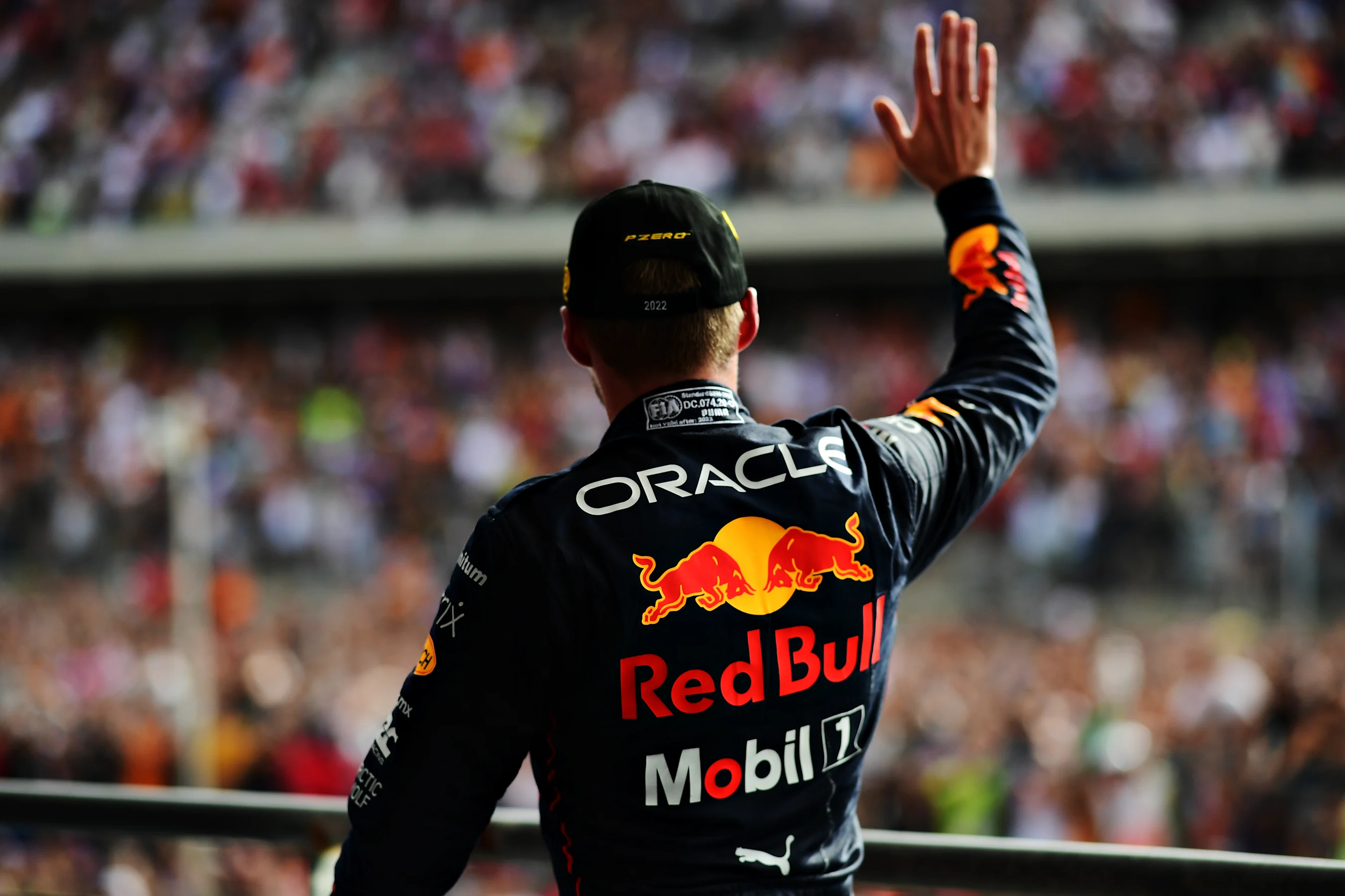 AUSTIN, TEXAS - OCTOBER 23: Race winner Max Verstappen of the Netherlands and Oracle Red Bull