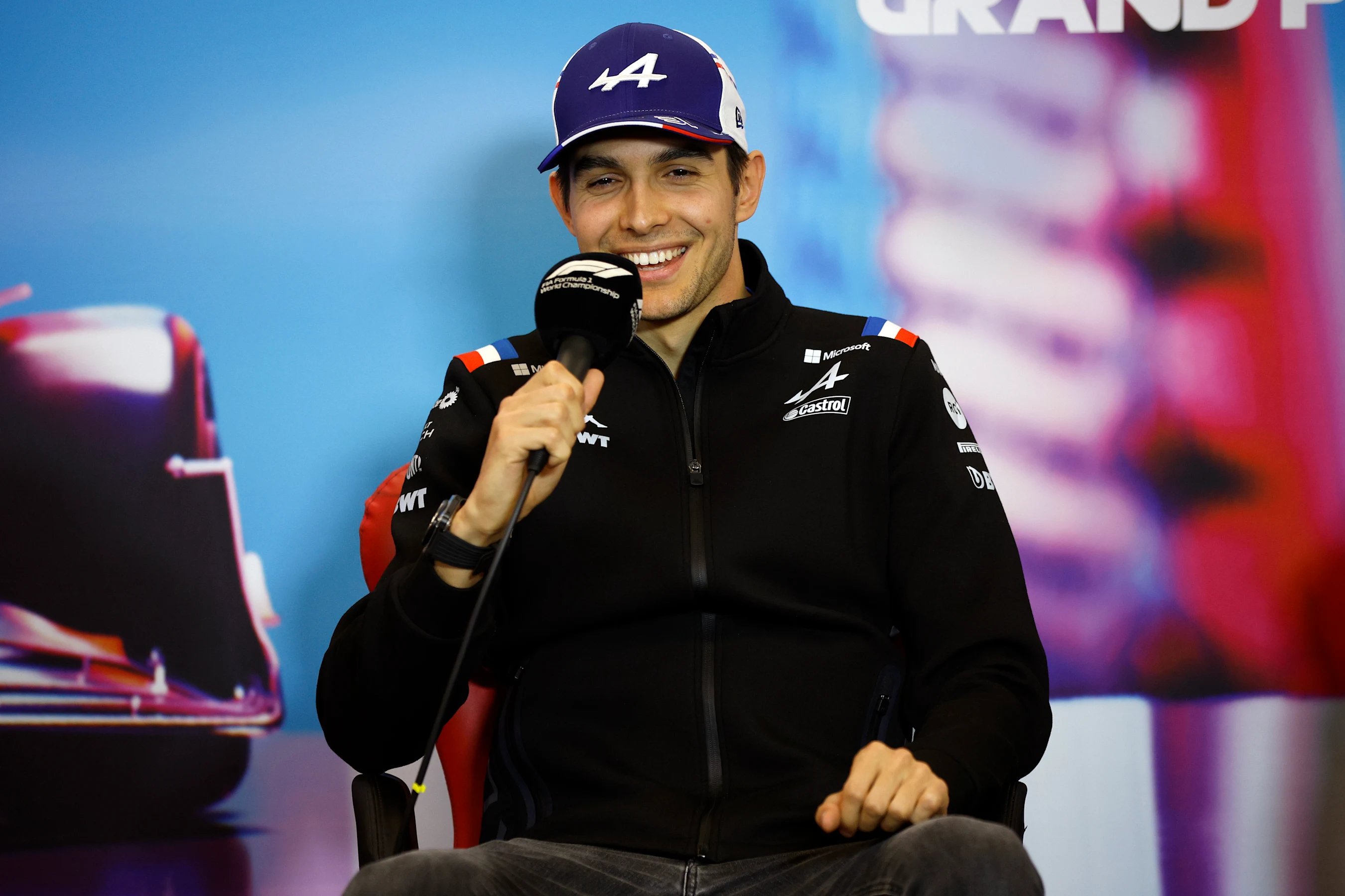 AUSTIN, TEXAS - OCTOBER 20: Esteban Ocon of France and Alpine F1 attends the Drivers Press