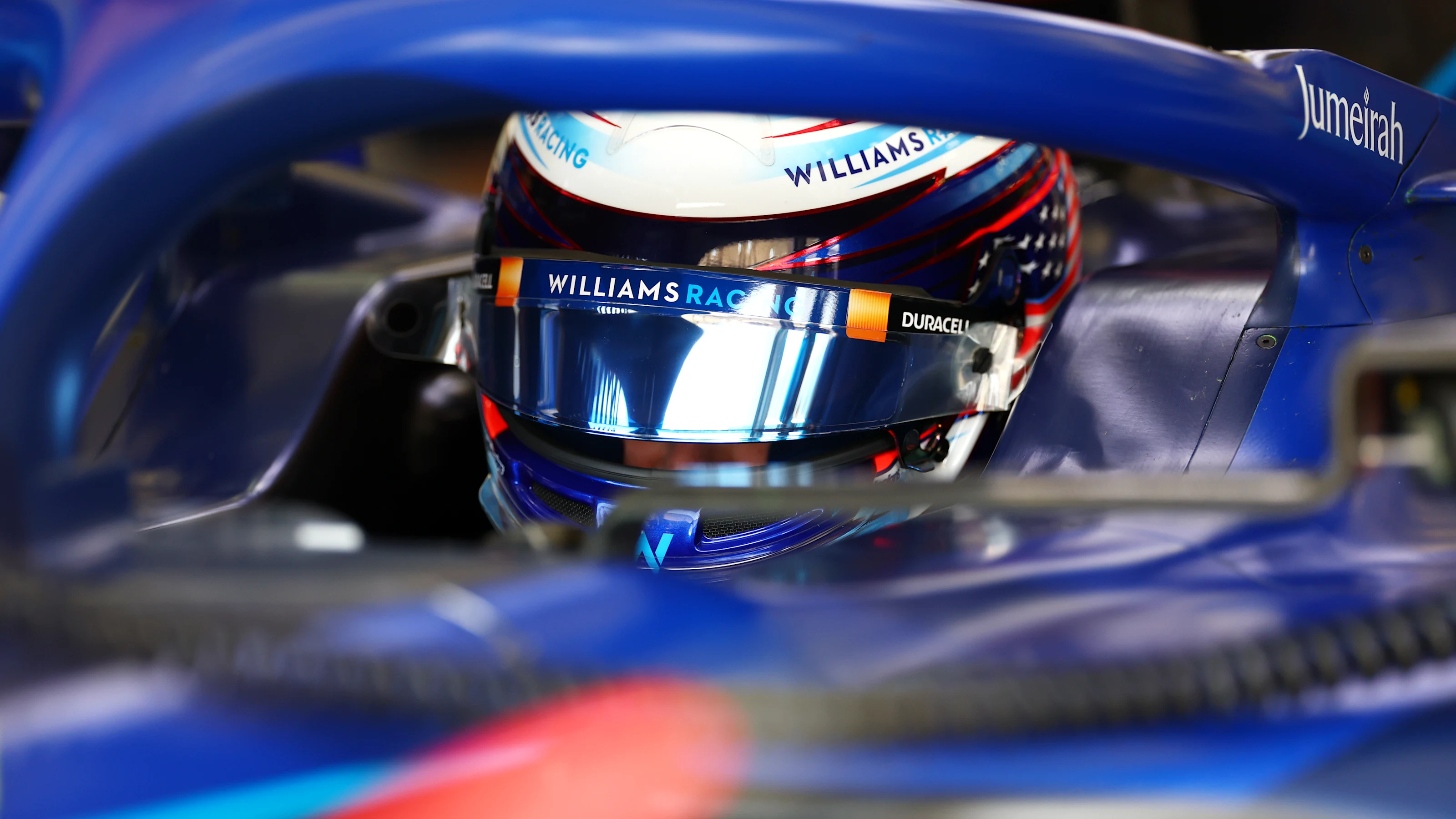 BAHRAIN, BAHRAIN - MARCH 03: Logan Sargeant of United States and Williams prepares to drive during