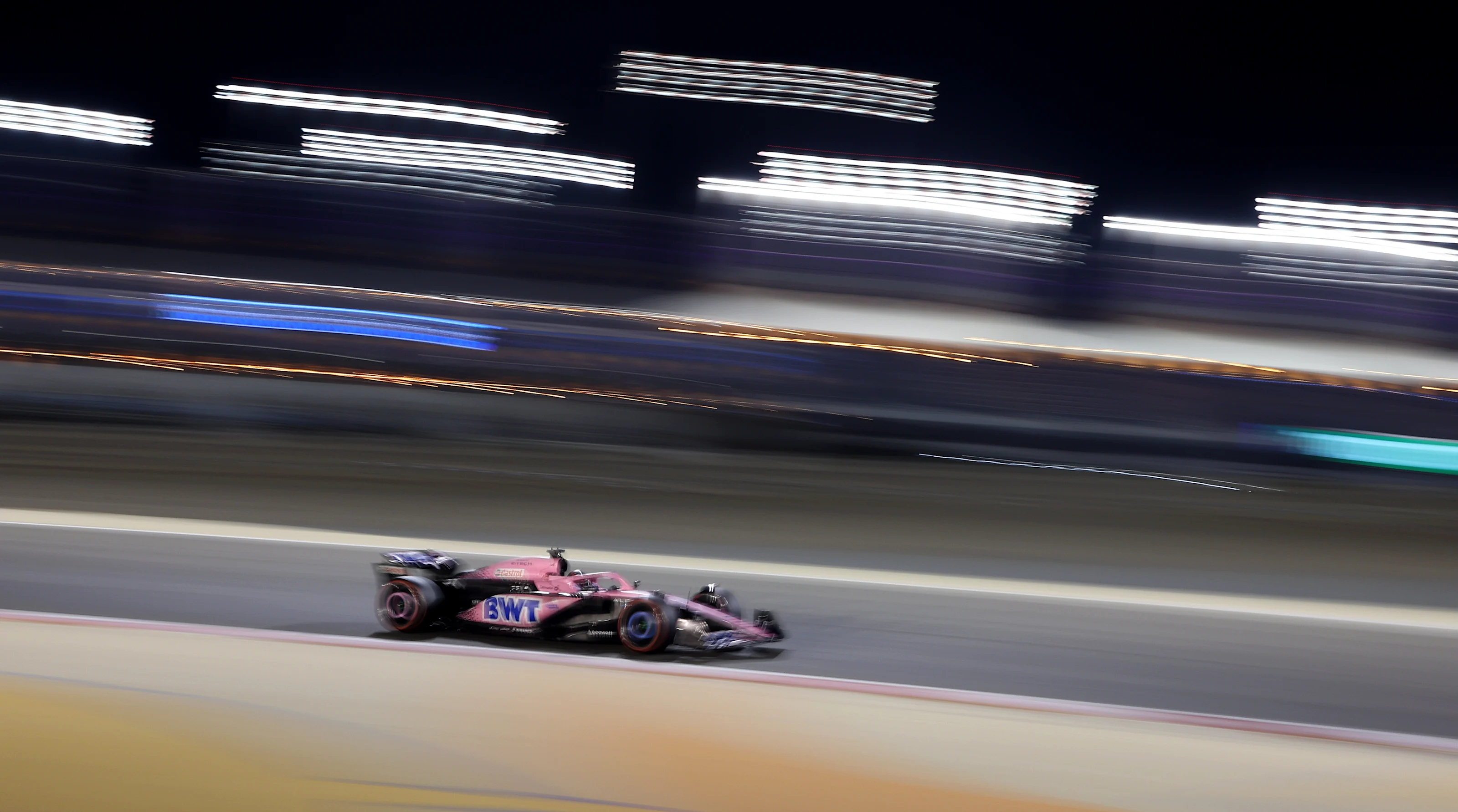BAHRAIN, BAHRAIN - MARCH 04: Esteban Ocon of France driving the (31) Alpine F1 A523 Renault on