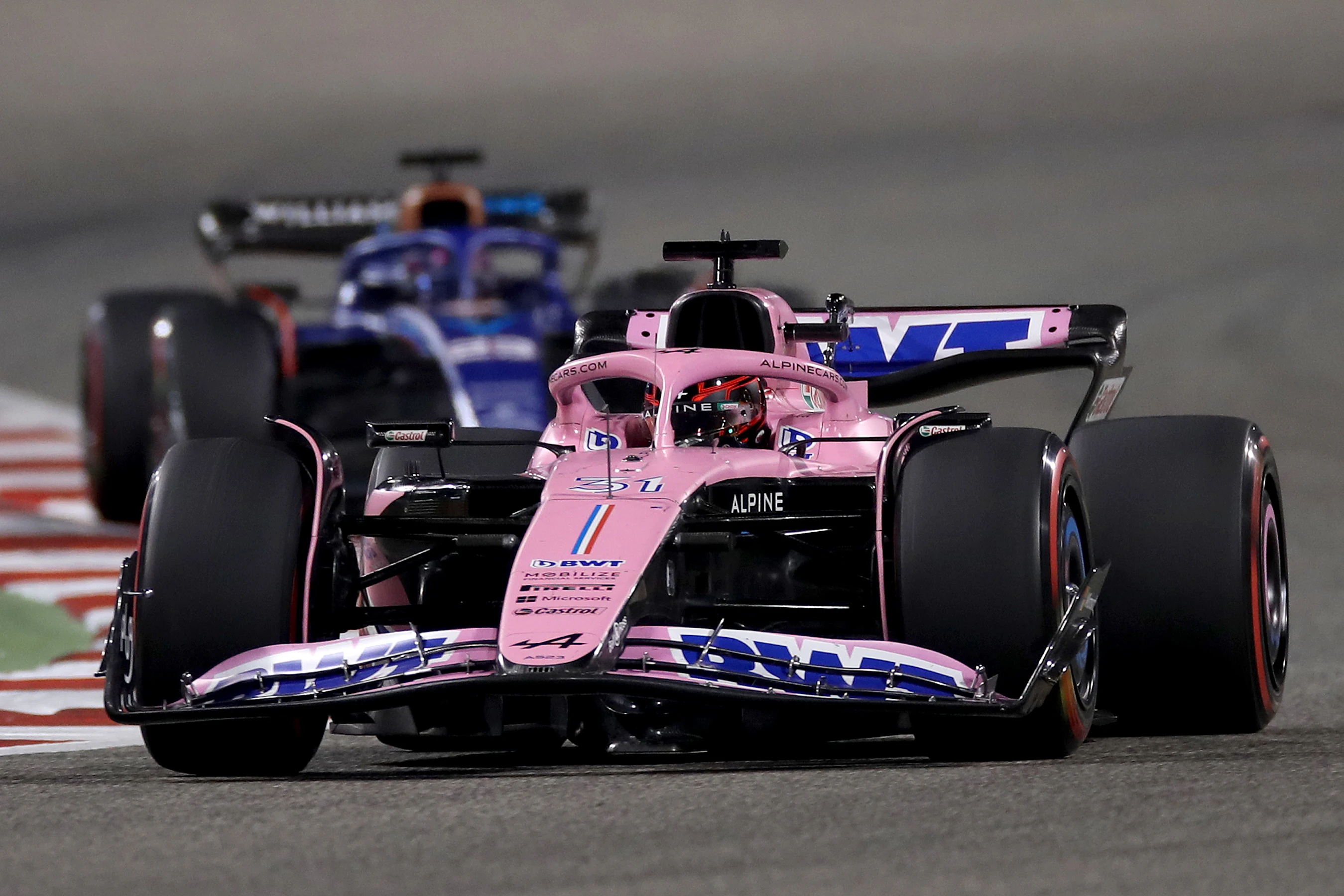 BAHRAIN, BAHRAIN - MARCH 05: Esteban Ocon of France driving the (31) Alpine F1 A523 Renault on