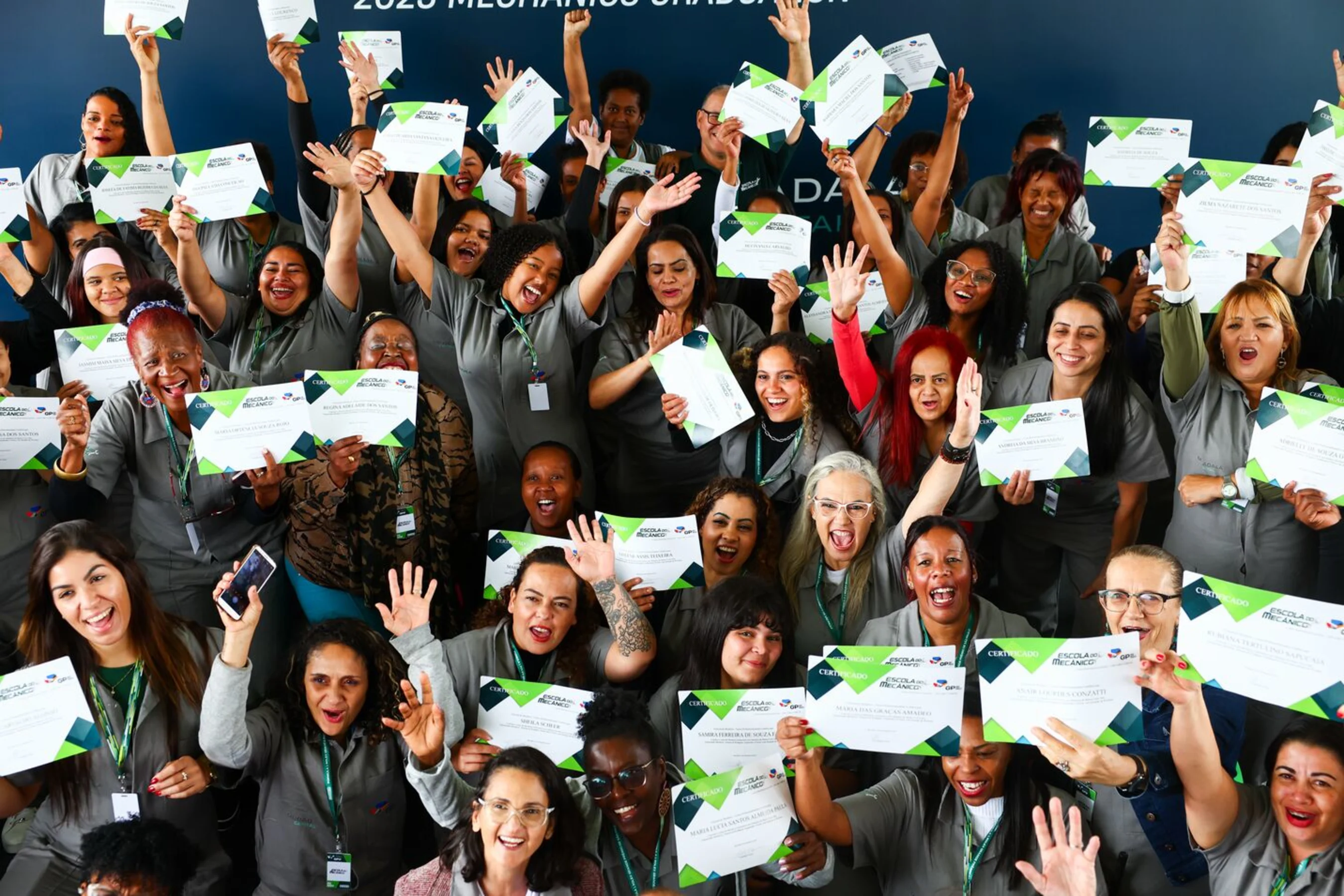 100 women graduated as fully trained mechanics ahead of the Sao Paulo GP