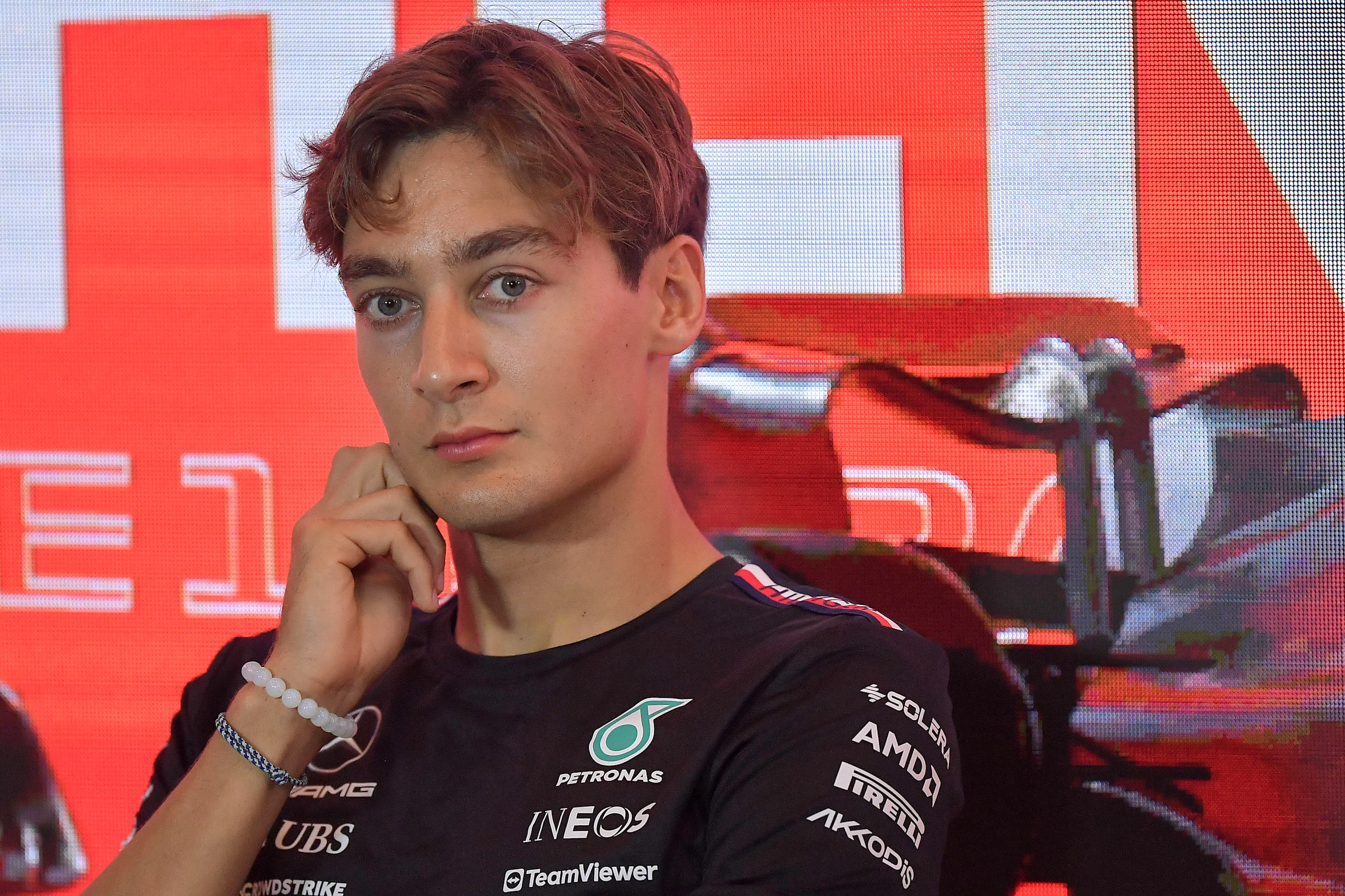 ZANDVOORT, NETHERLANDS - AUGUST 24: George Russell of Great Britain and Mercedes-AMG PETRONAS F1