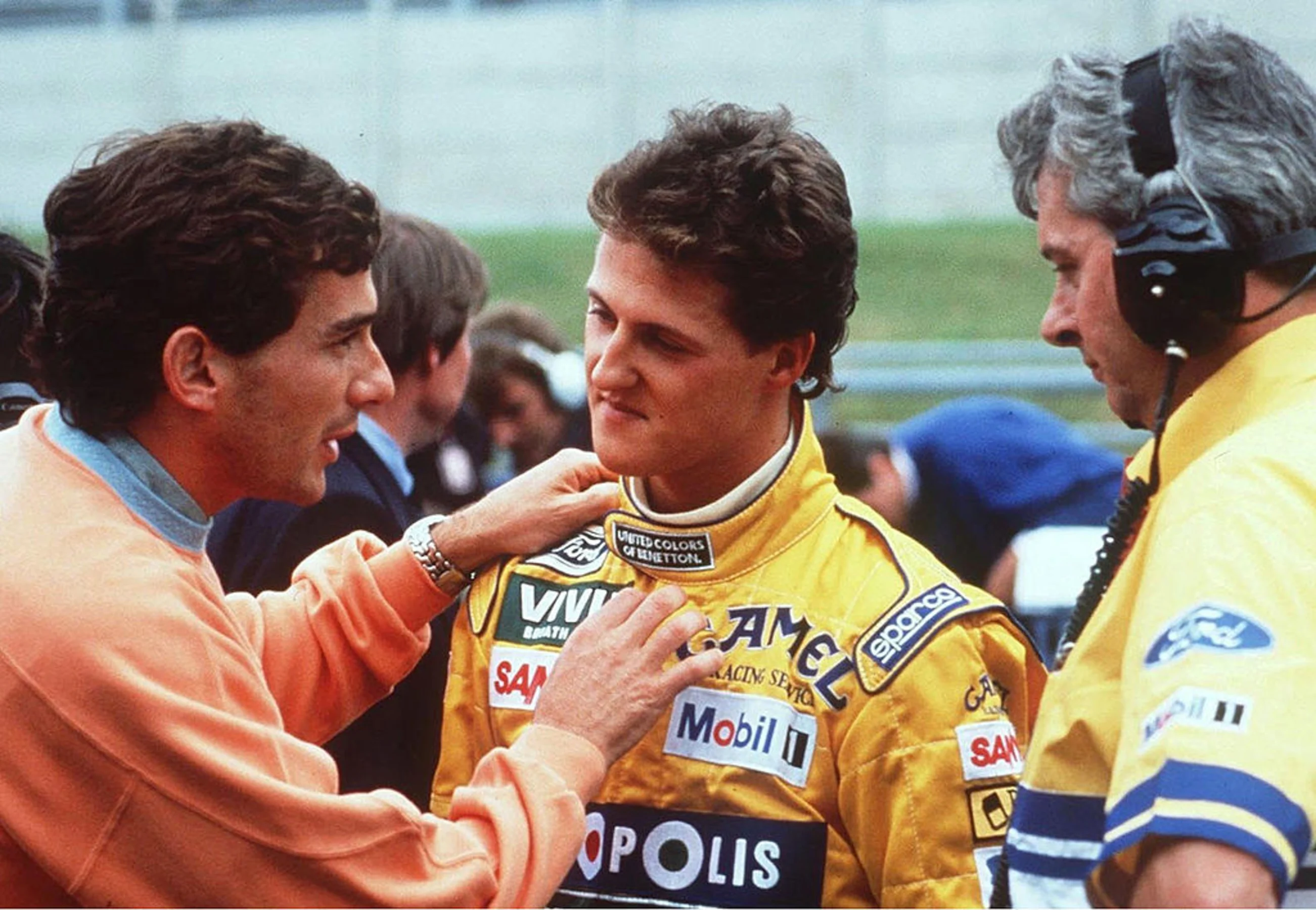 SPA-FRANCORCHAMPS, BELGIUM - AUGUST 30:  GP VON BELGIEN 1992, Spa; Ayrton SENNA, SIEGER Michael