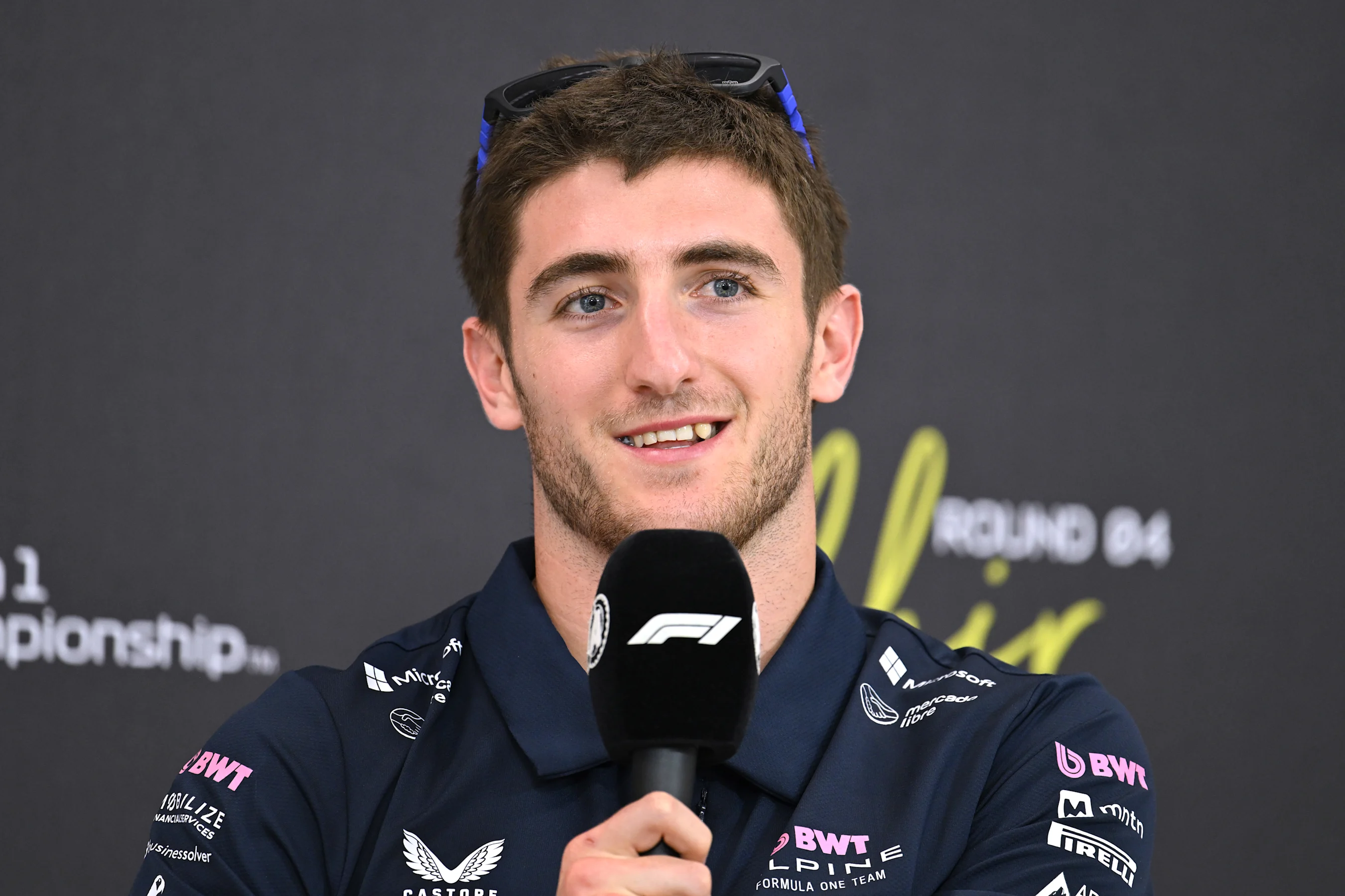 BAHRAIN, BAHRAIN - APRIL 10: Jack Doohan of Australia and Alpine F1 speaks in the Drivers Press