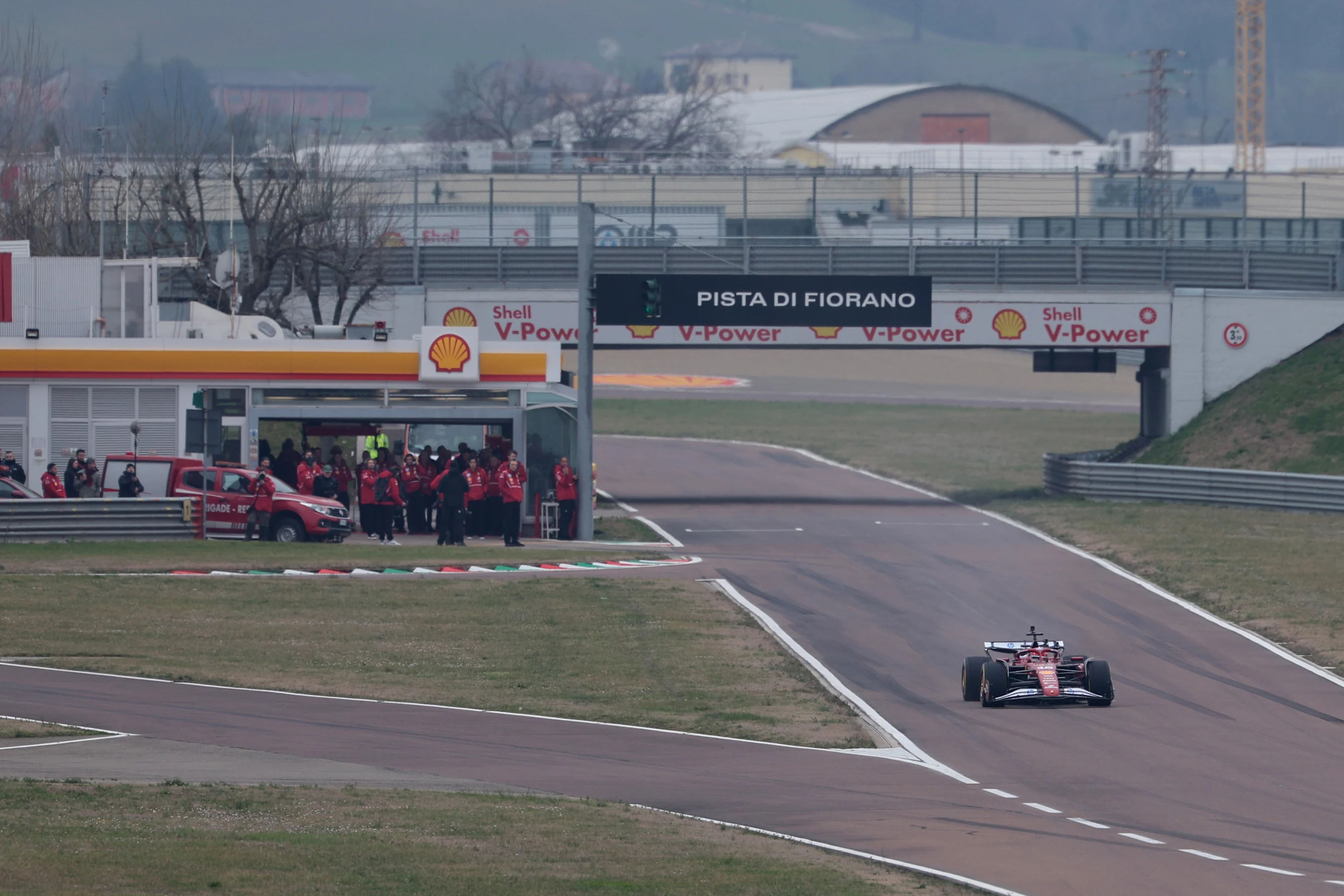 FIORANO MODENESE, ITALY - FEBRUARY 19: Charles Leclerc of Monaco driving the (16) Scuderia Ferrari