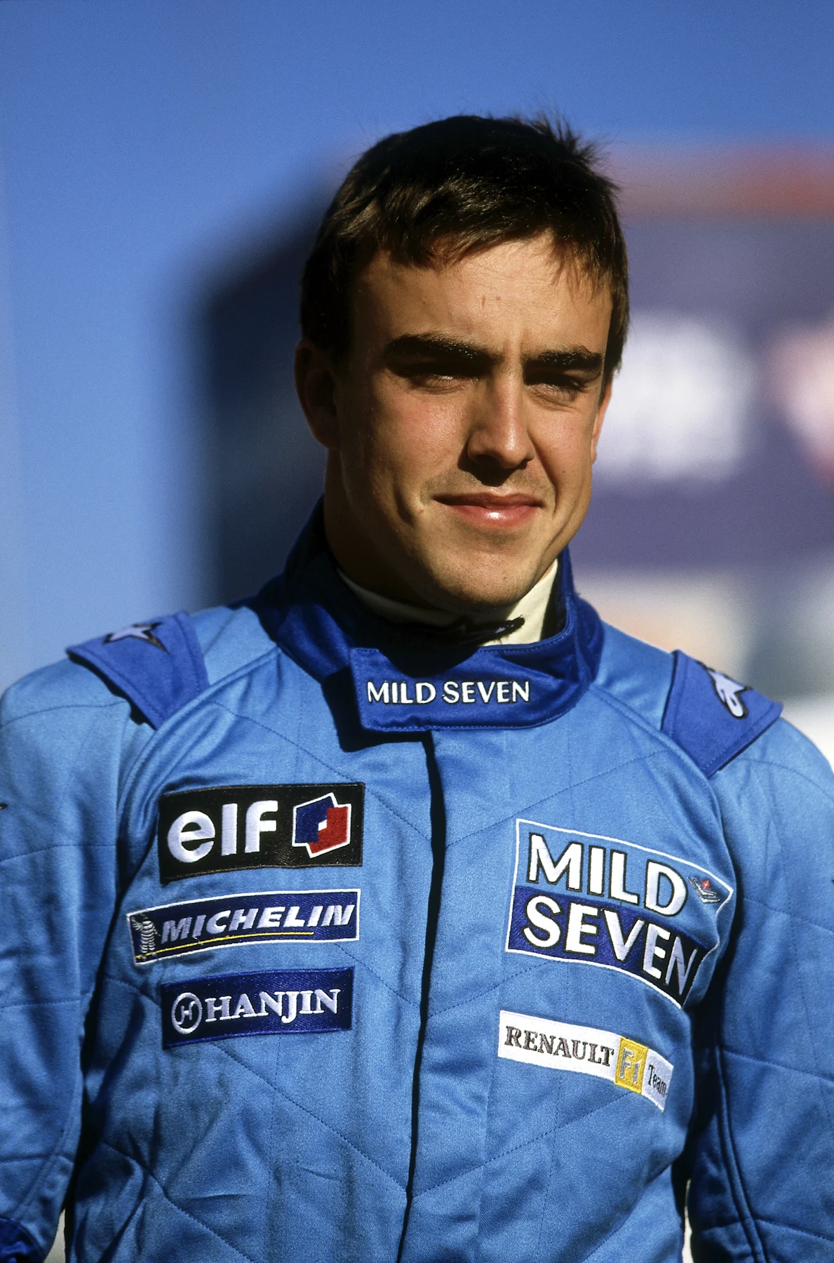 BARCELONA - DECEMBER 4:  A Portrait of Fernando Alonso, Formula One driver for Renault during