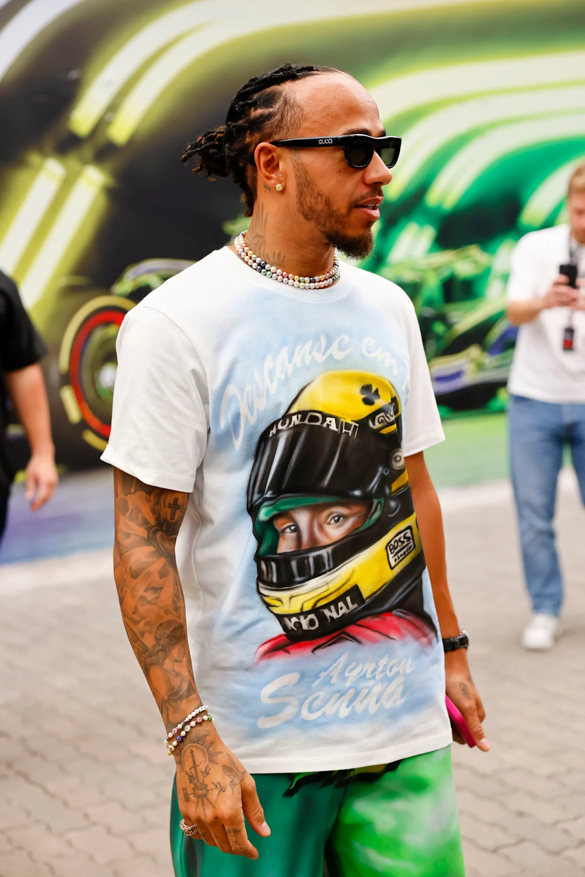 SAO PAULO, BRAZIL - OCTOBER 31: Sir Lewis Hamilton, Mercedes-AMG F1 Team during previews ahead of