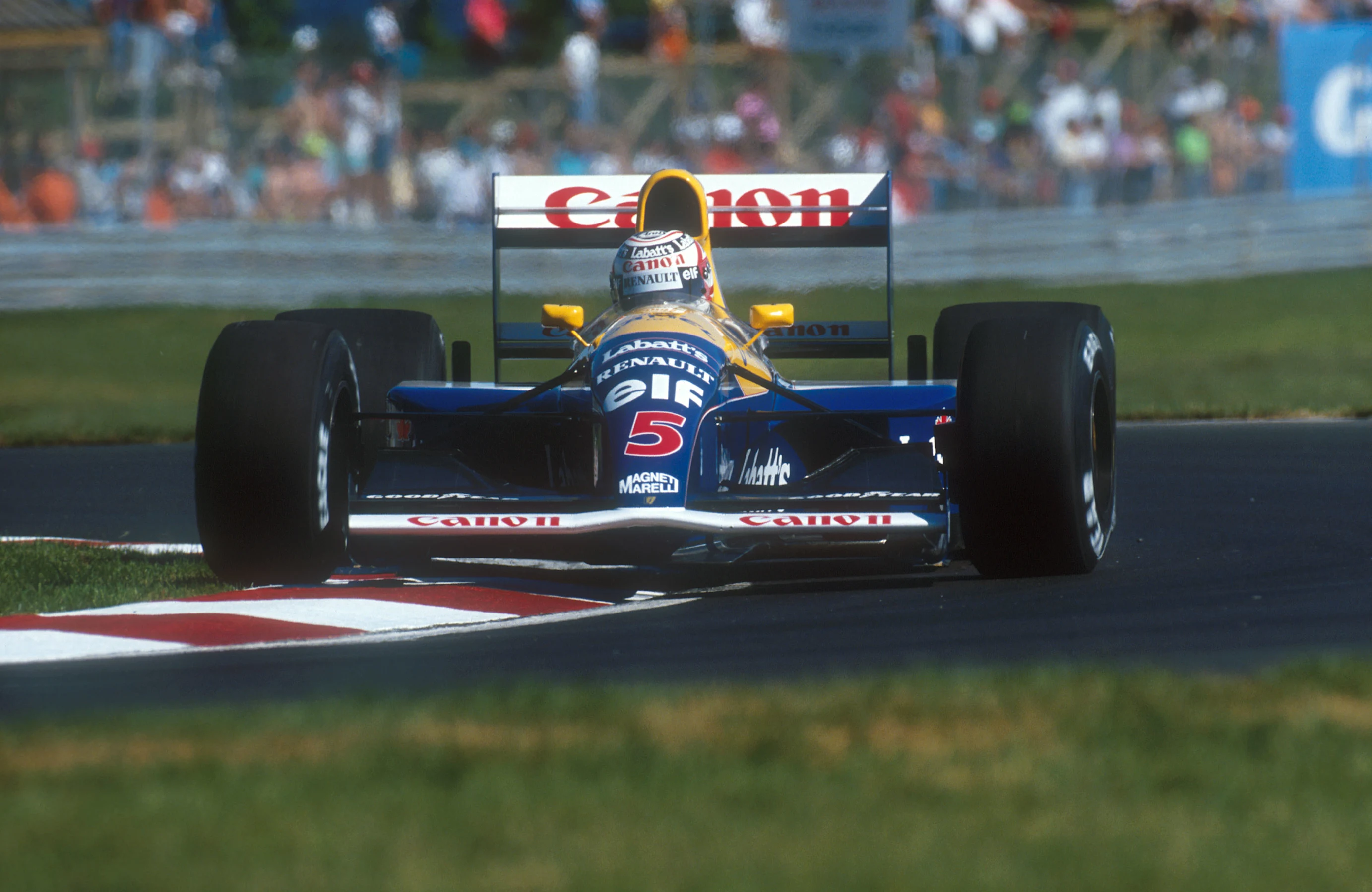 1991 Canadian Grand Prix. Montreal, Quebec, Canada. 31/5-2/6 1991. Nigel Mansell (Williams FW14