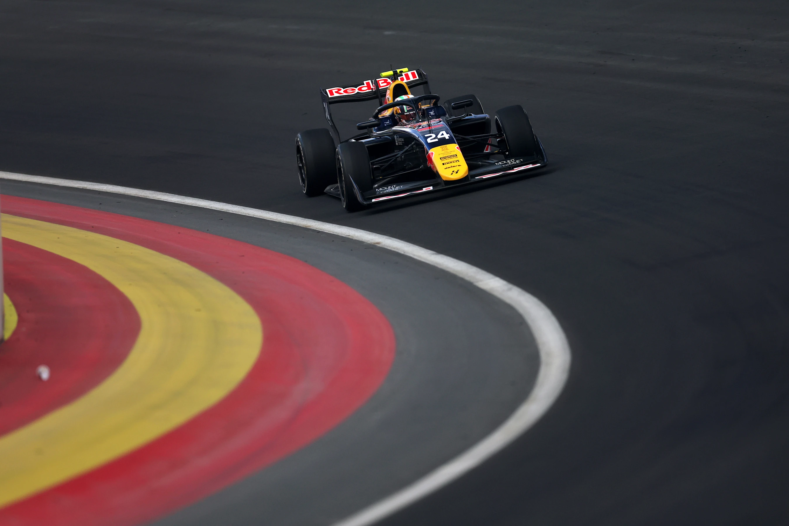 MADRID, SPAIN - AUGUST 24: Fionn McLaughlin of Ireland and Hitech (24) drives on track during day