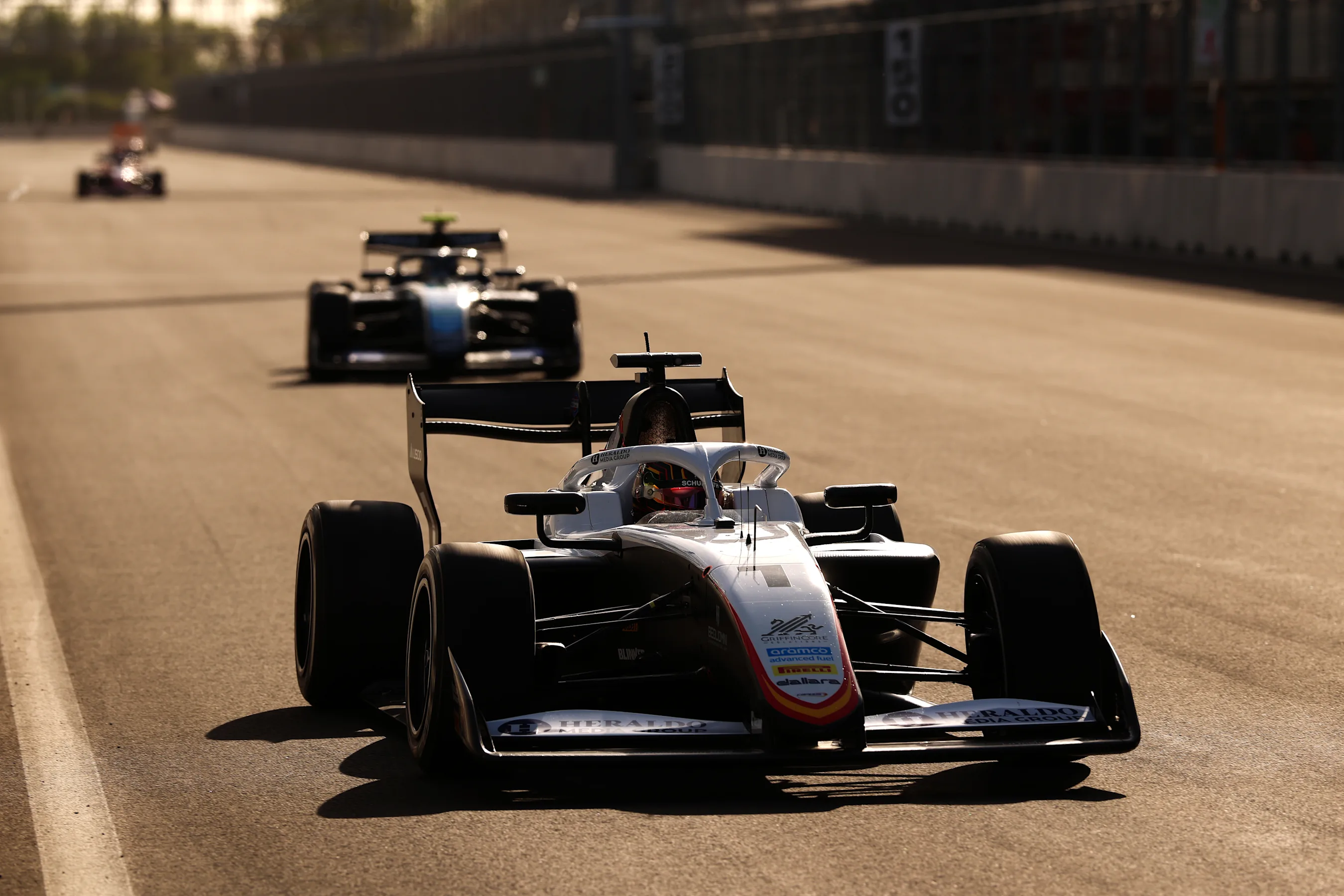 MADRID, SPAIN - AUGUST 25: Theophile Nael of France and Campos Racing (1) drives on track during