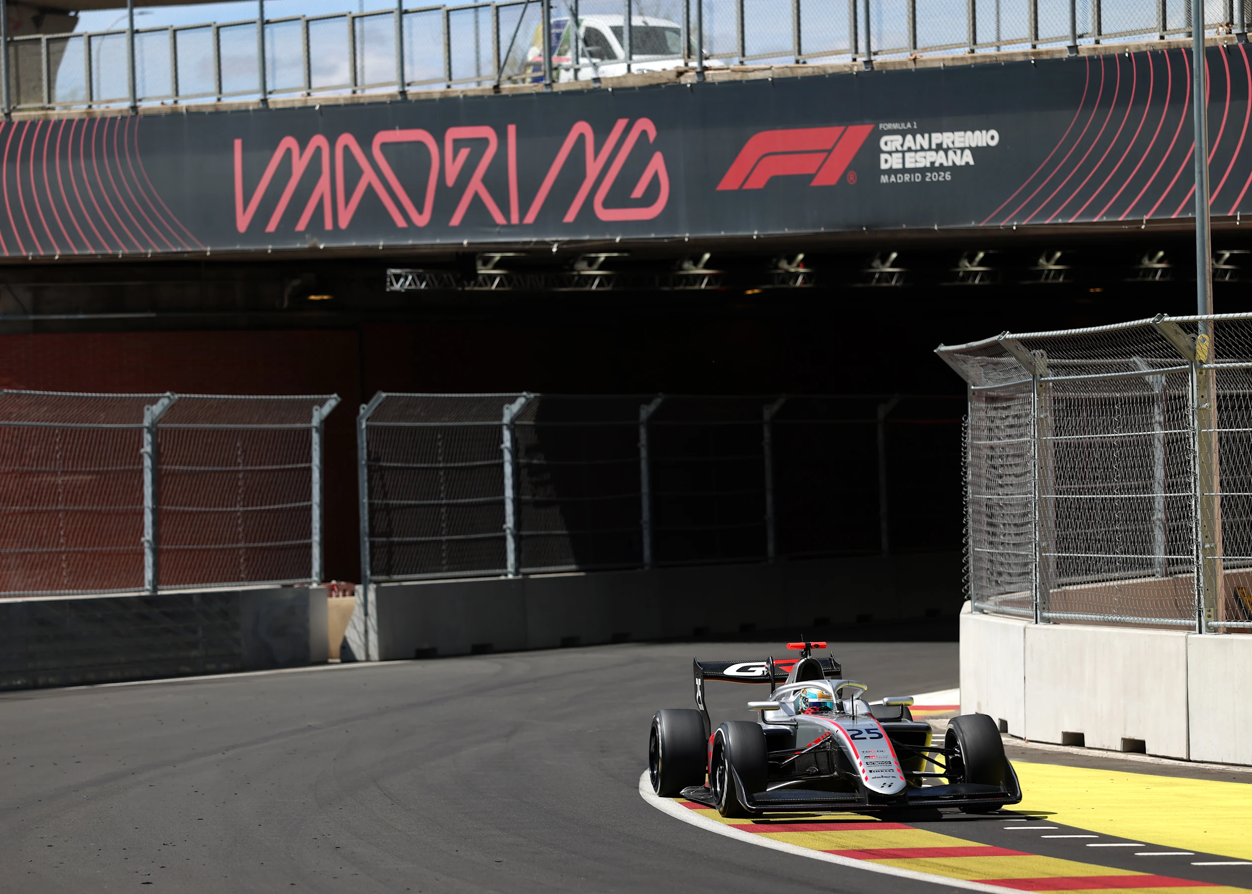 MADRID, SPAIN - AUGUST 25: Jin Nakamura of Japan and Hitech (25) drives on track during day two of