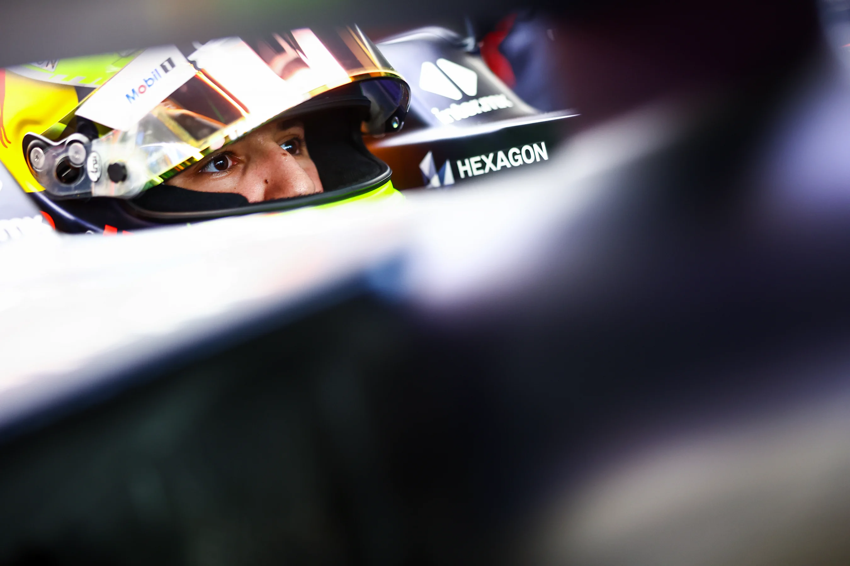 ABU DHABI, UNITED ARAB EMIRATES - NOVEMBER 24: Isack Hadjar of France and Red Bull Racing prepares