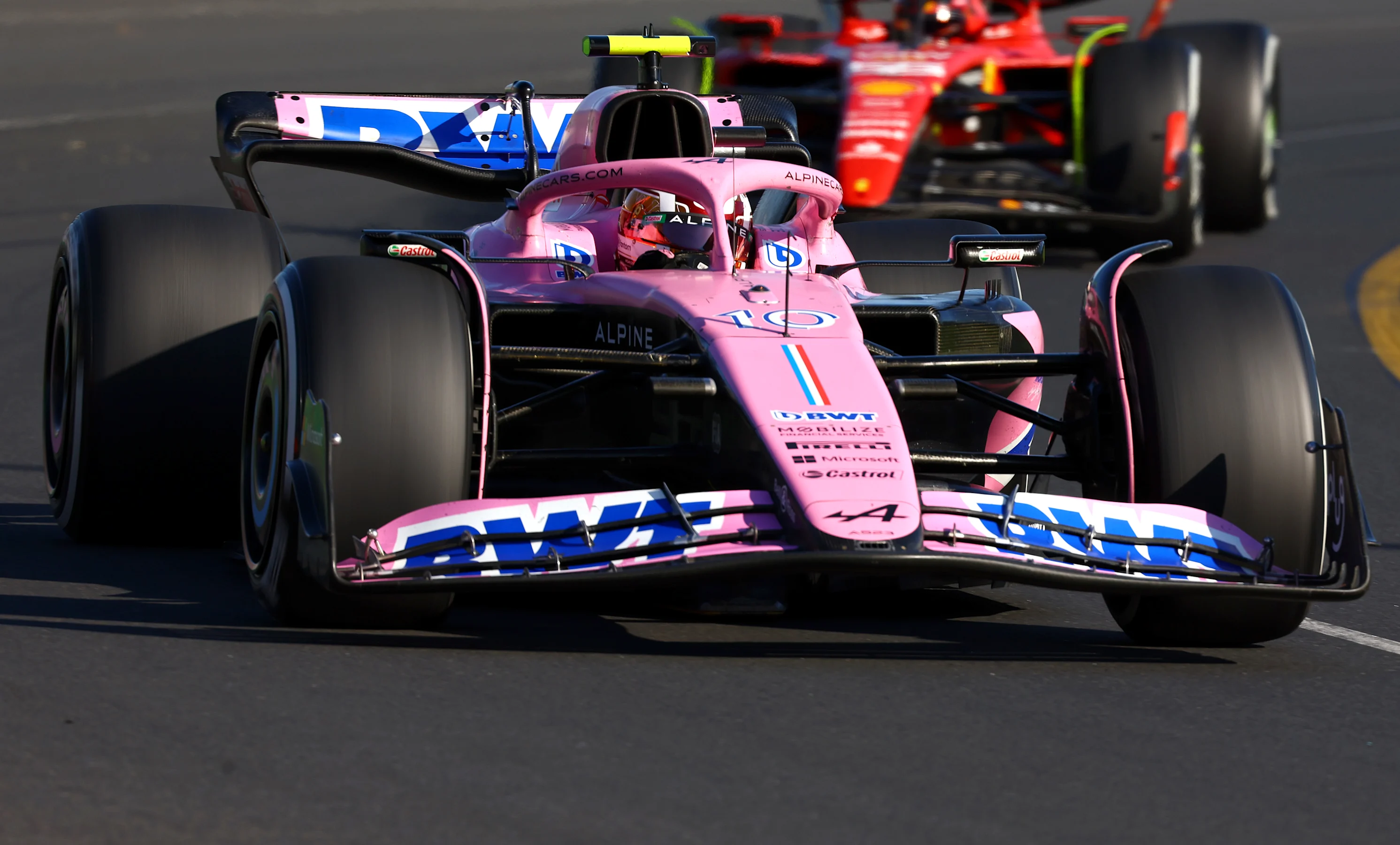 MELBOURNE, AUSTRALIA - APRIL 02: Pierre Gasly of France driving the (10) Alpine F1 A523 Renault on