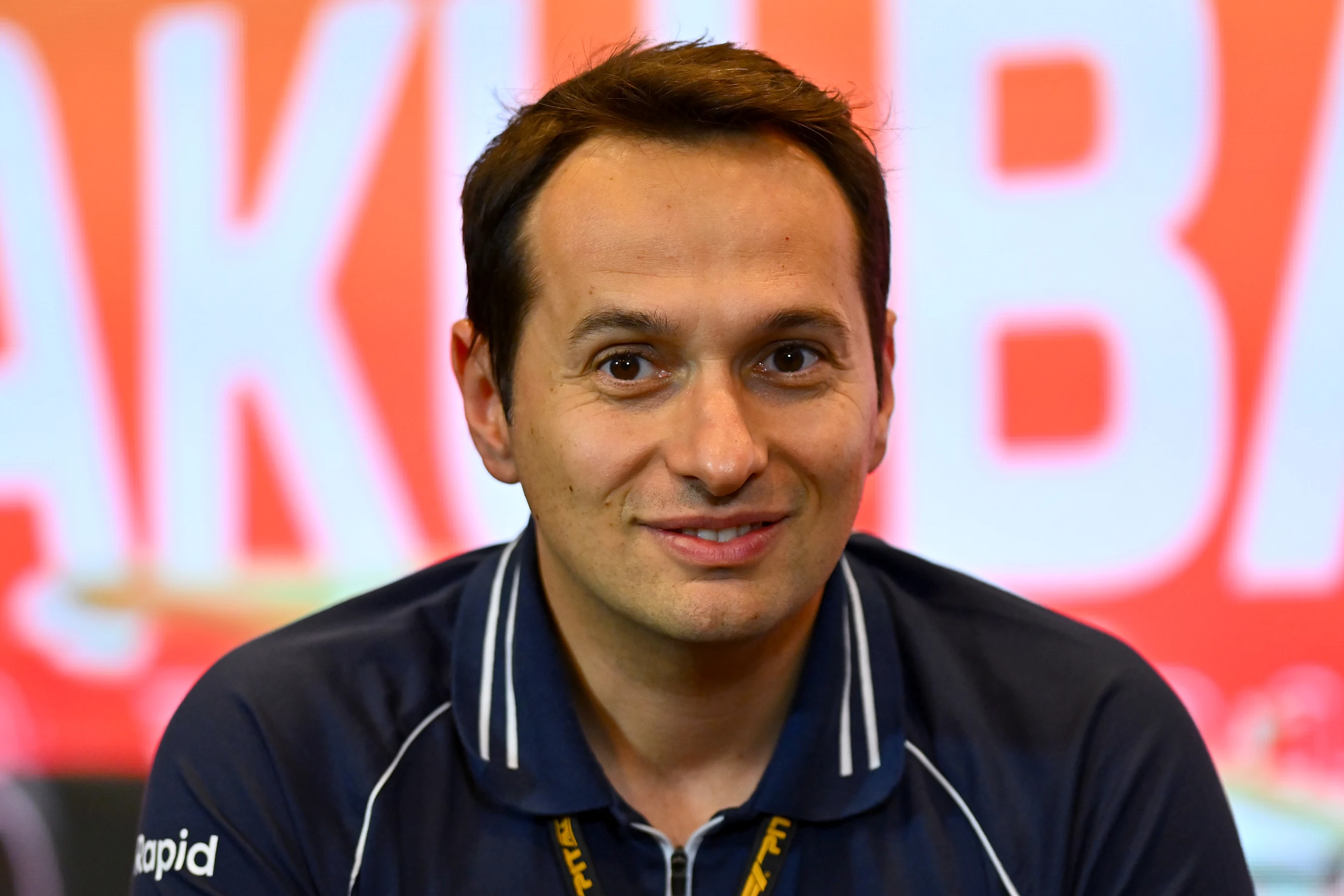 BAKU, AZERBAIJAN - APRIL 28: Marco Perrone, Head of Sporting Direction of Scuderia AlphaTauri