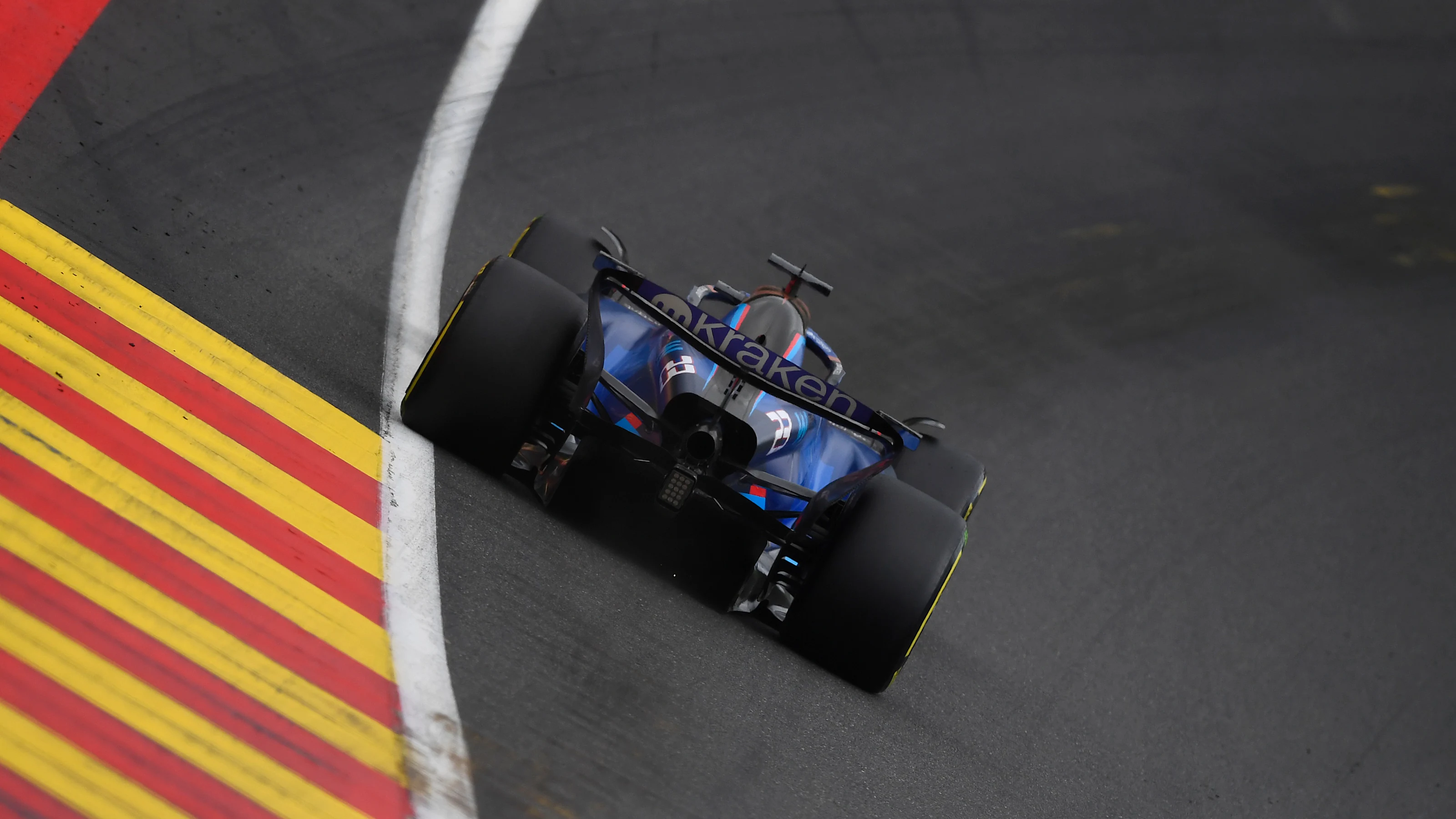 SPA, BELGIUM - JULY 30: Alexander Albon of Thailand driving the (23) Williams FW45 Mercedes on