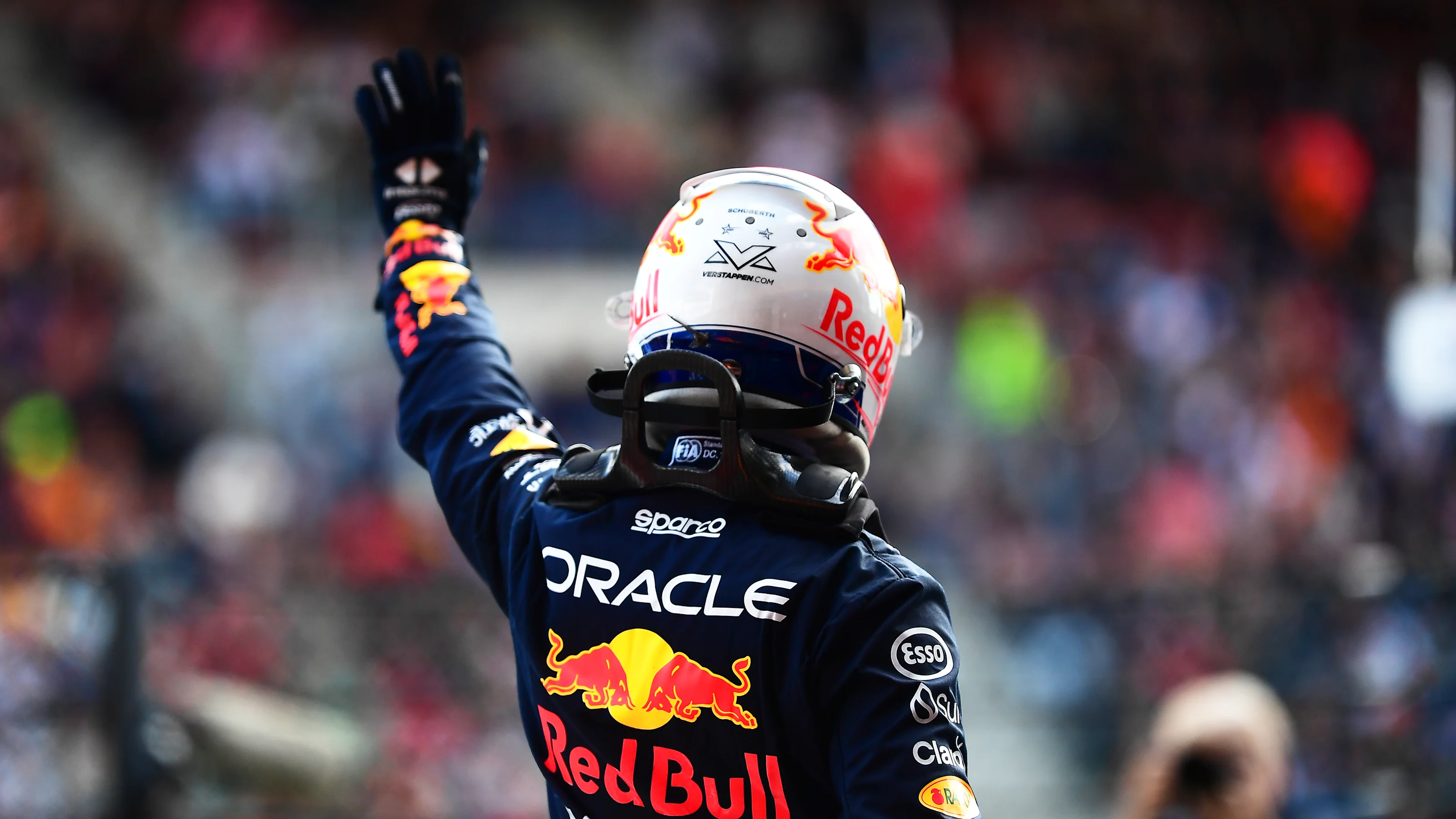 SPA, BELGIUM - JULY 28: Pole position qualifier Max Verstappen of the Netherlands and Oracle Red